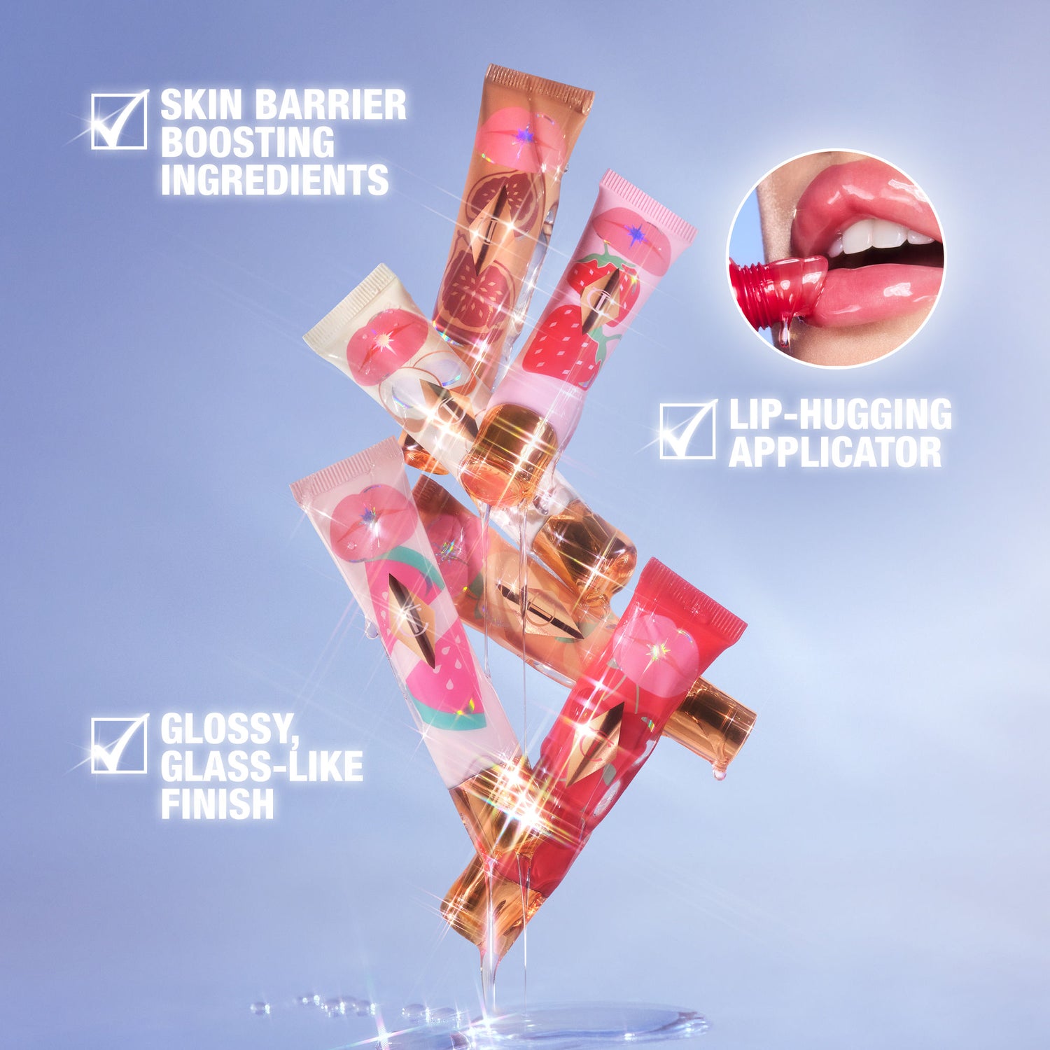 Image of product in the same collection as Charlotte Tilbury Unreal Lips Healthy Glow Nectar Oil