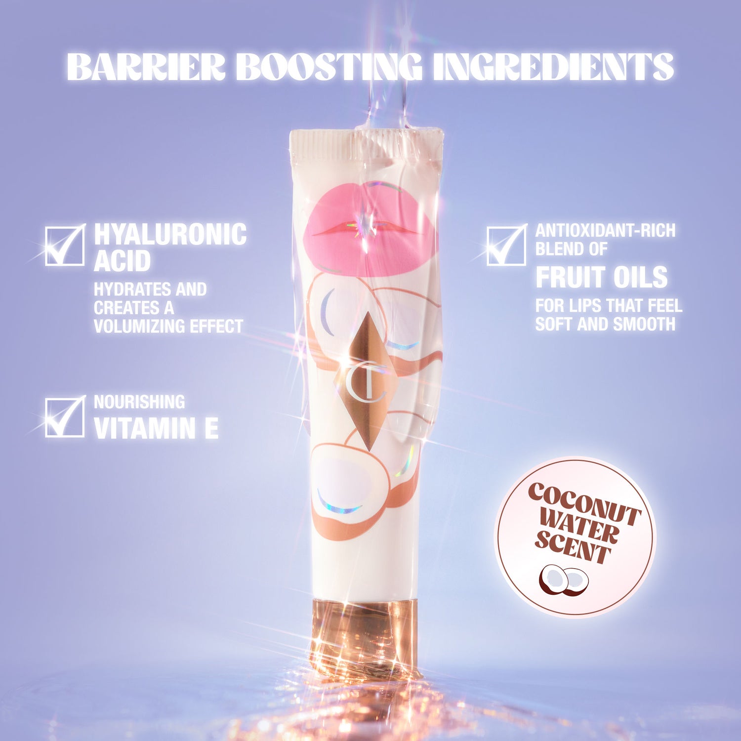Image of product in the same collection as Charlotte Tilbury Unreal Lips Healthy Glow Nectar Oil