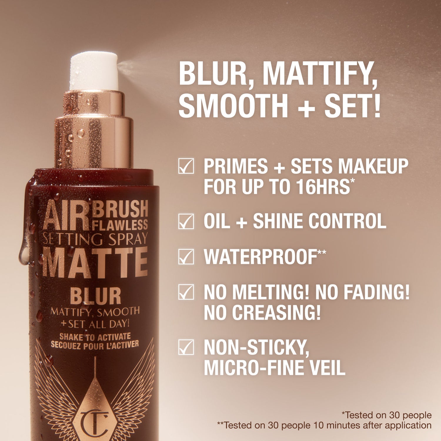 Image of product in the same collection as Charlotte Tilbury Airbursh Flawless Setting Spray Matte