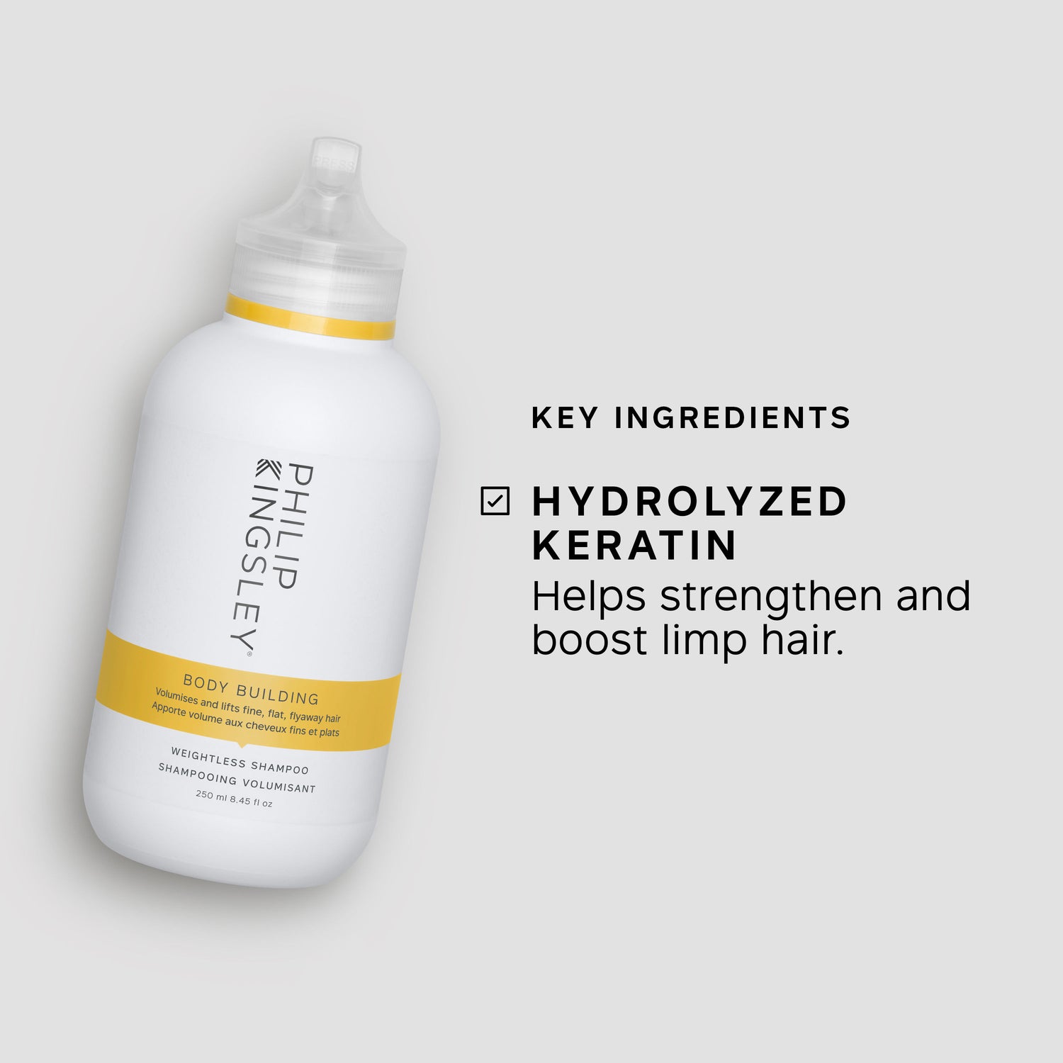 Information related to Philip Kingsley Body Building Weightless Shampoo