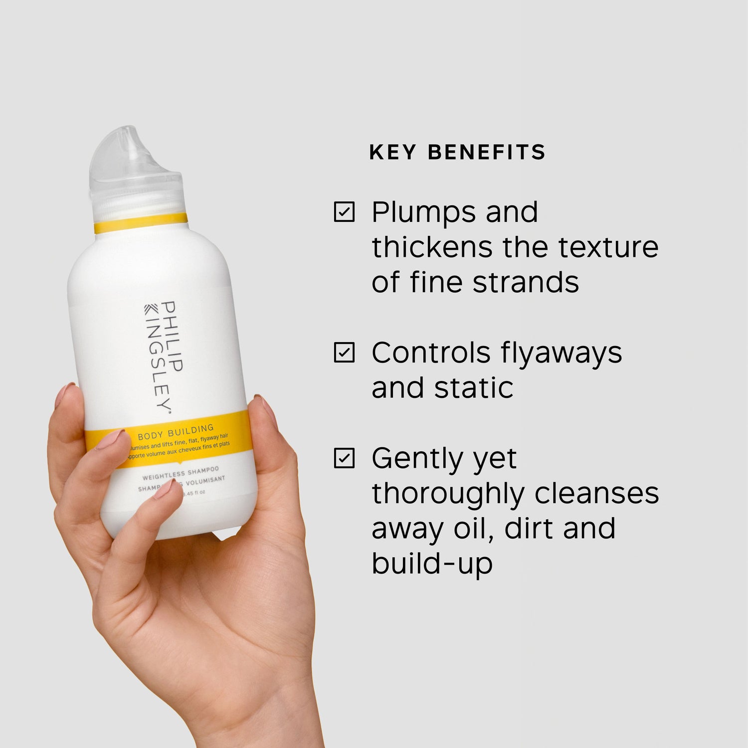 Information related to Philip Kingsley Body Building Weightless Shampoo