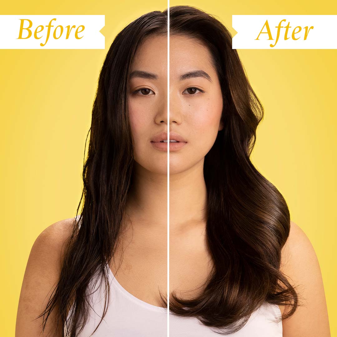 Before and after results of using Philip Kingsley Body Building Weightless Conditioner variant: 6.7 fl oz