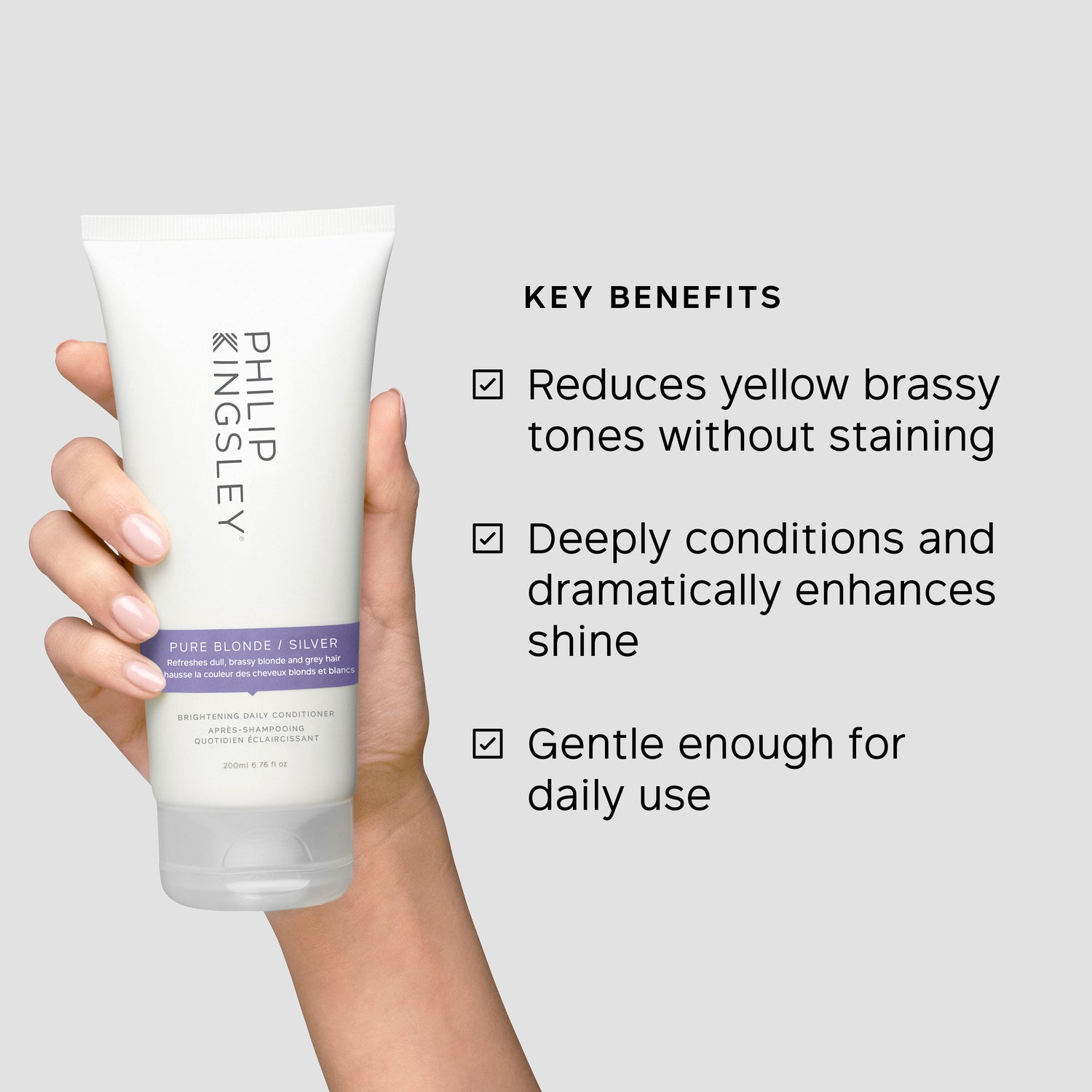Information related to Philip Kingsley Pure Blonde/Silver Brightening Daily Conditioner
