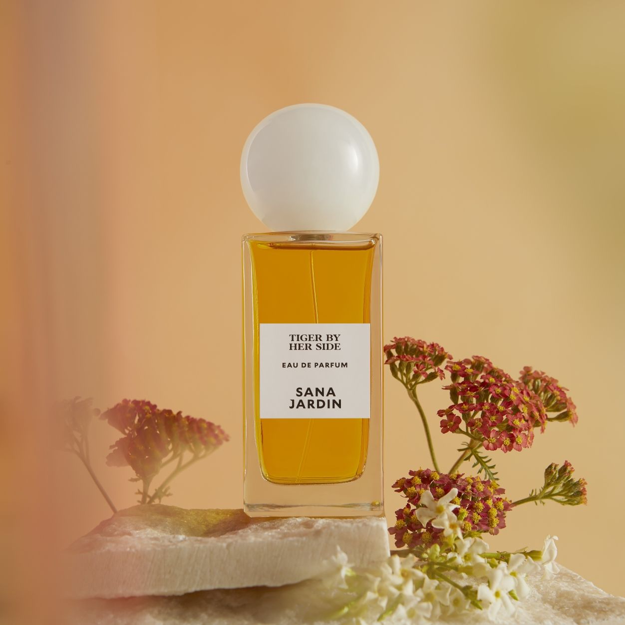 Lifestyle image of Sana Jardin Tiger By Her Side Eau de Parfum variant: 3.4 fl oz