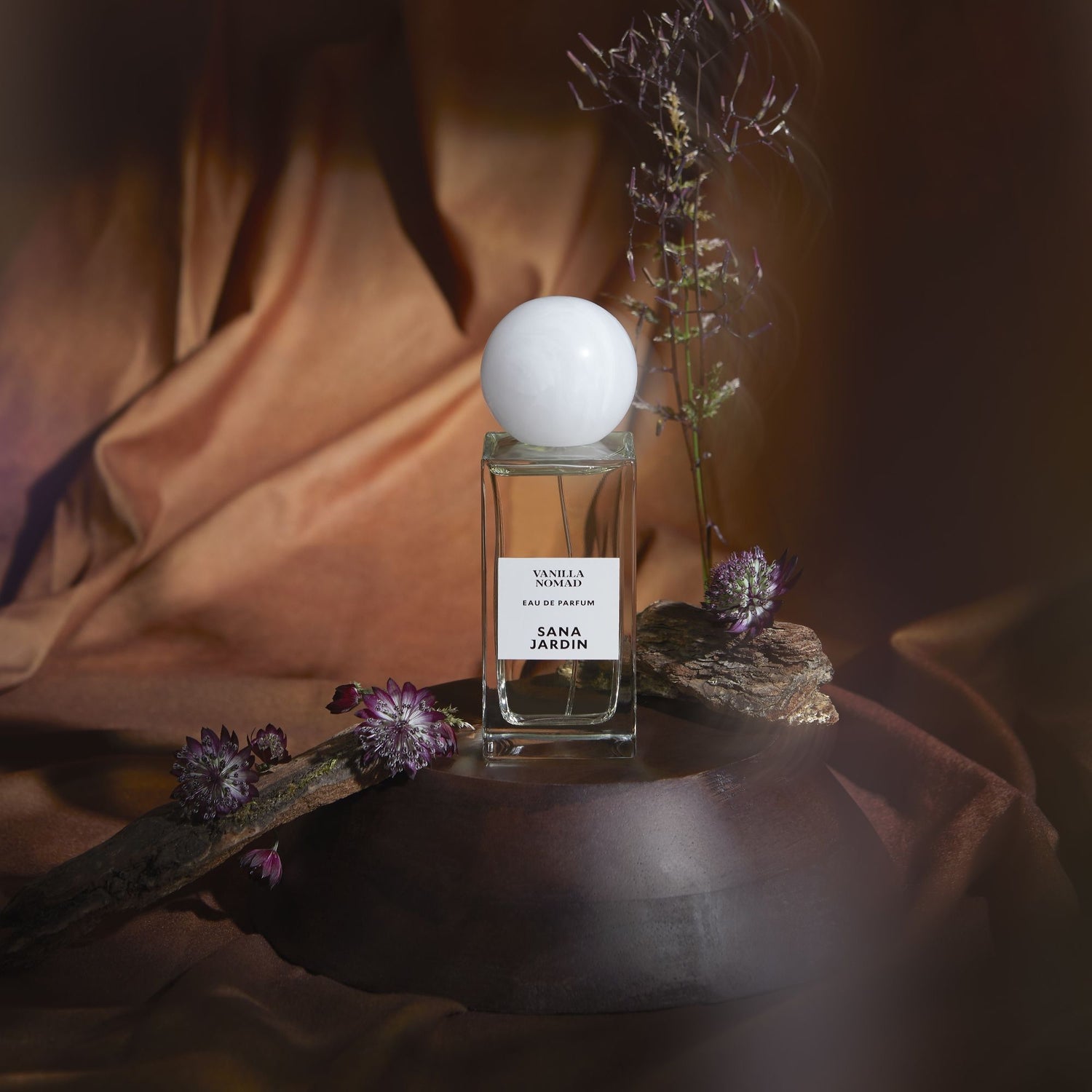 Lifestyle image of Sana Jardin Vanilla Nomad Eau de Parfum variant: 3.4 fl oz