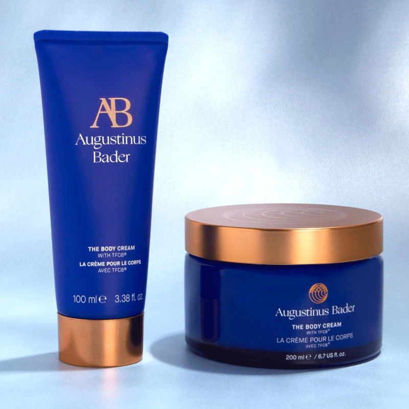 Before and after results of using Augustinus Bader The Body Cream