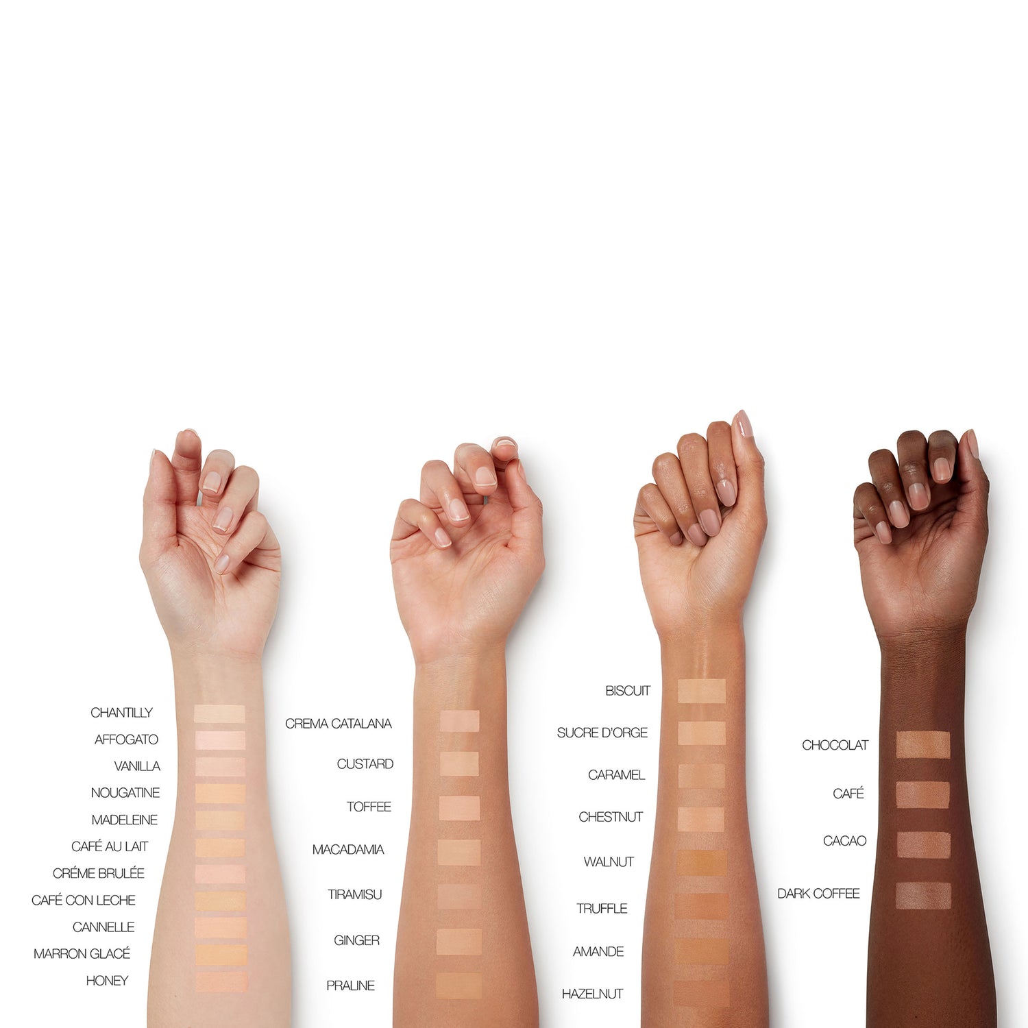 An arm swatch of Nars Radiant Creamy Concealer variant: Café con Leche L2.6
