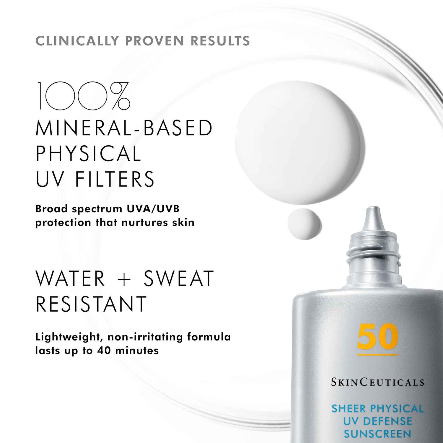 Information related to SkinCeuticals Sheer Physical UV Defense SPF 50