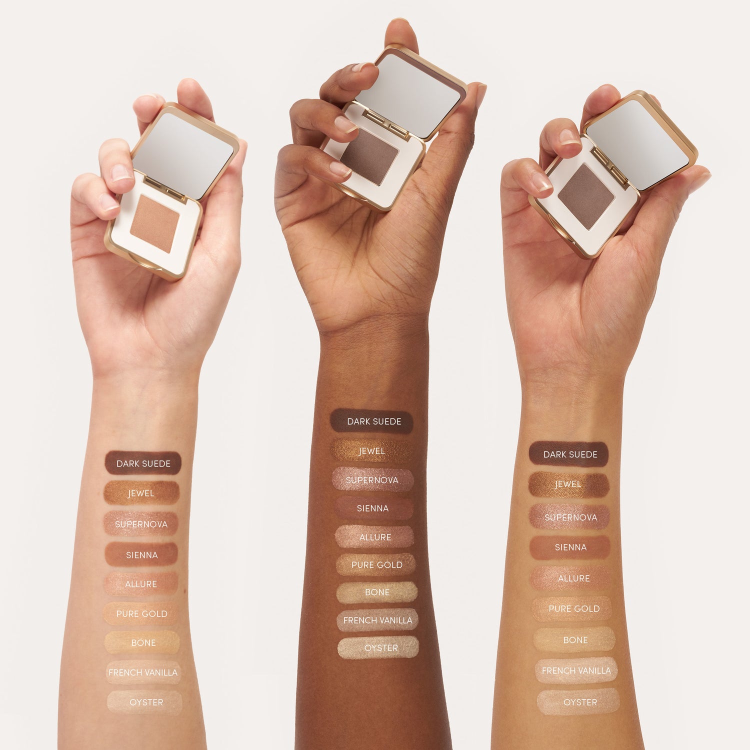 Group swatch image of Jane Iredale PurePressed Eye Shadow