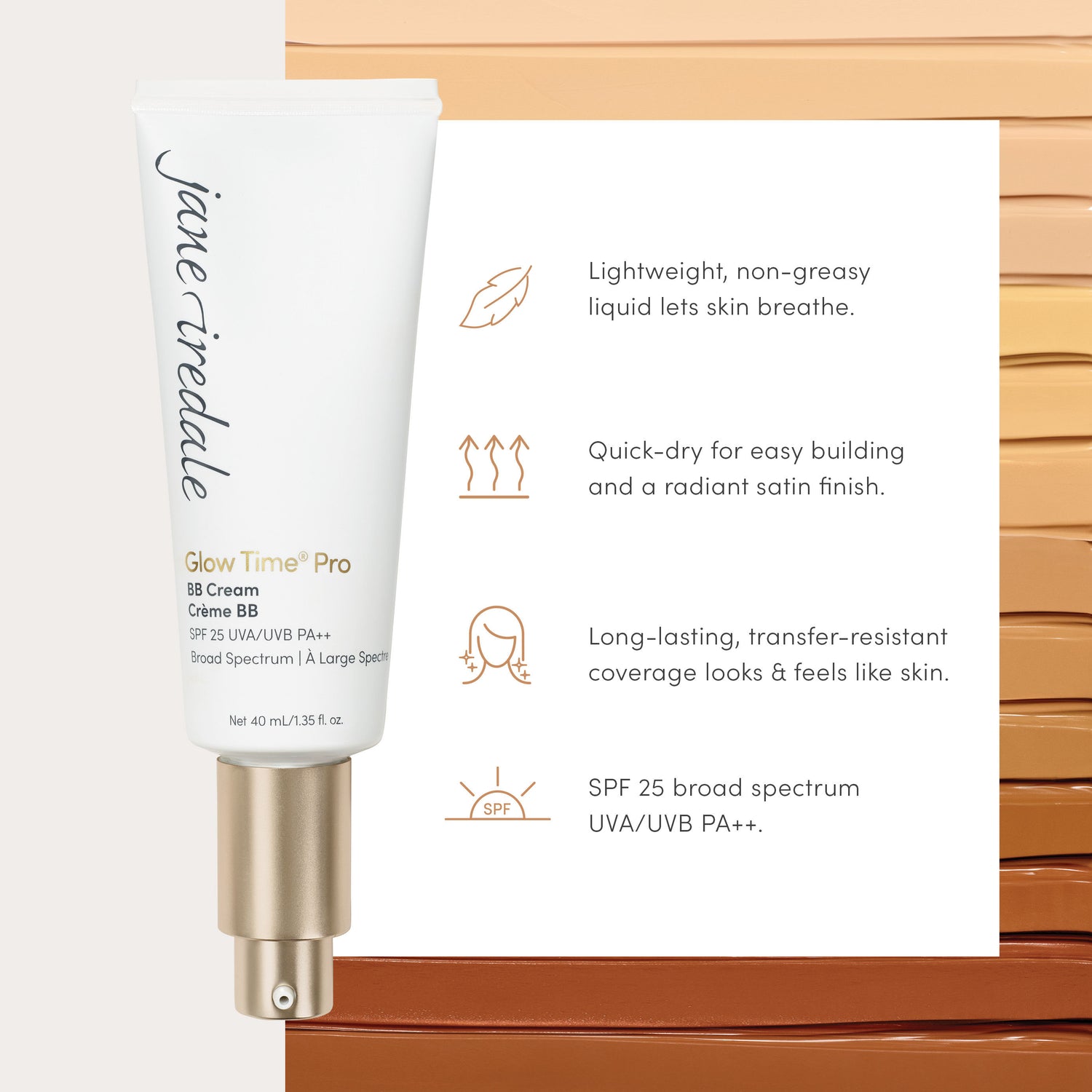 Information related to Jane Iredale Glow Time Pro BB Cream SPF 25