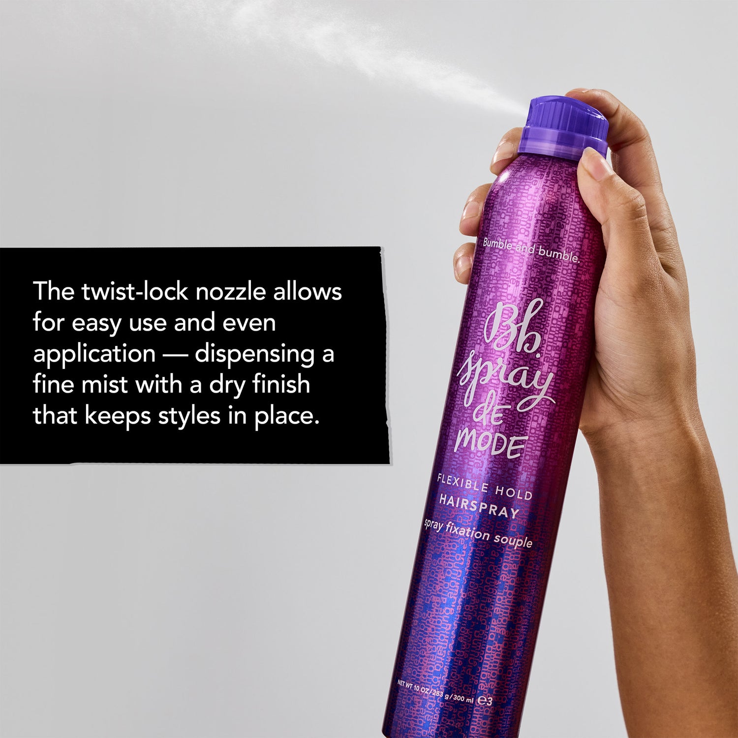 Information related to Bumble and Bumble Spray de Mode Flexible Hold Hairspray