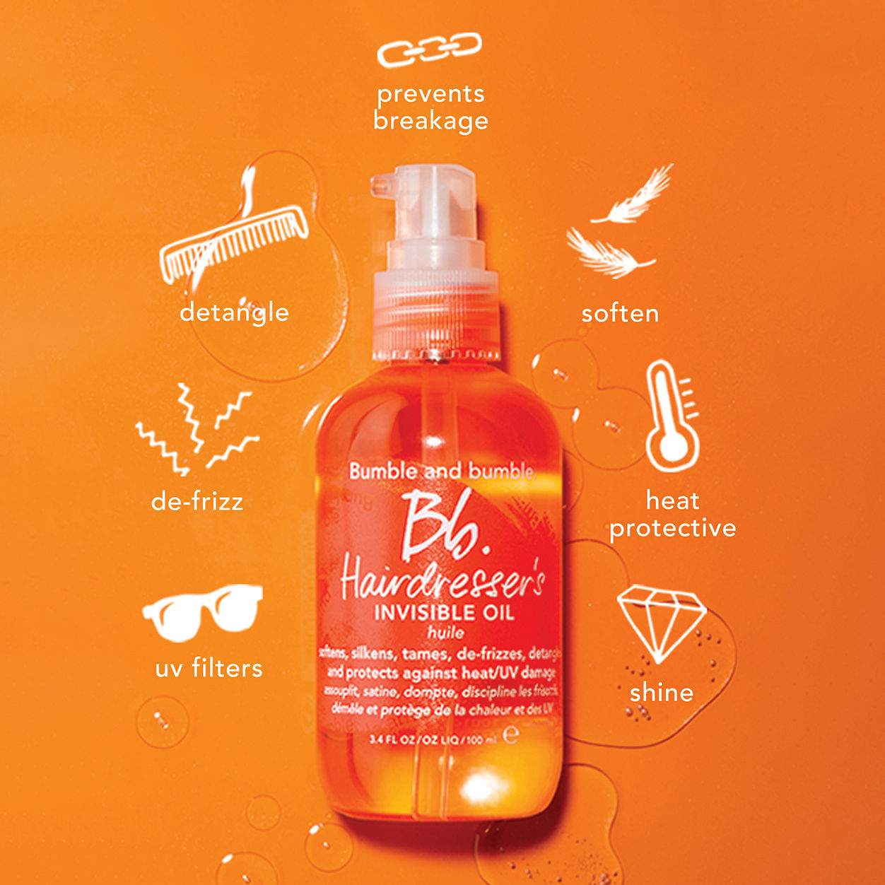 Information related to Bumble and Bumble Hairdresser's Invisible Oil Frizz Reducing Hair Oil