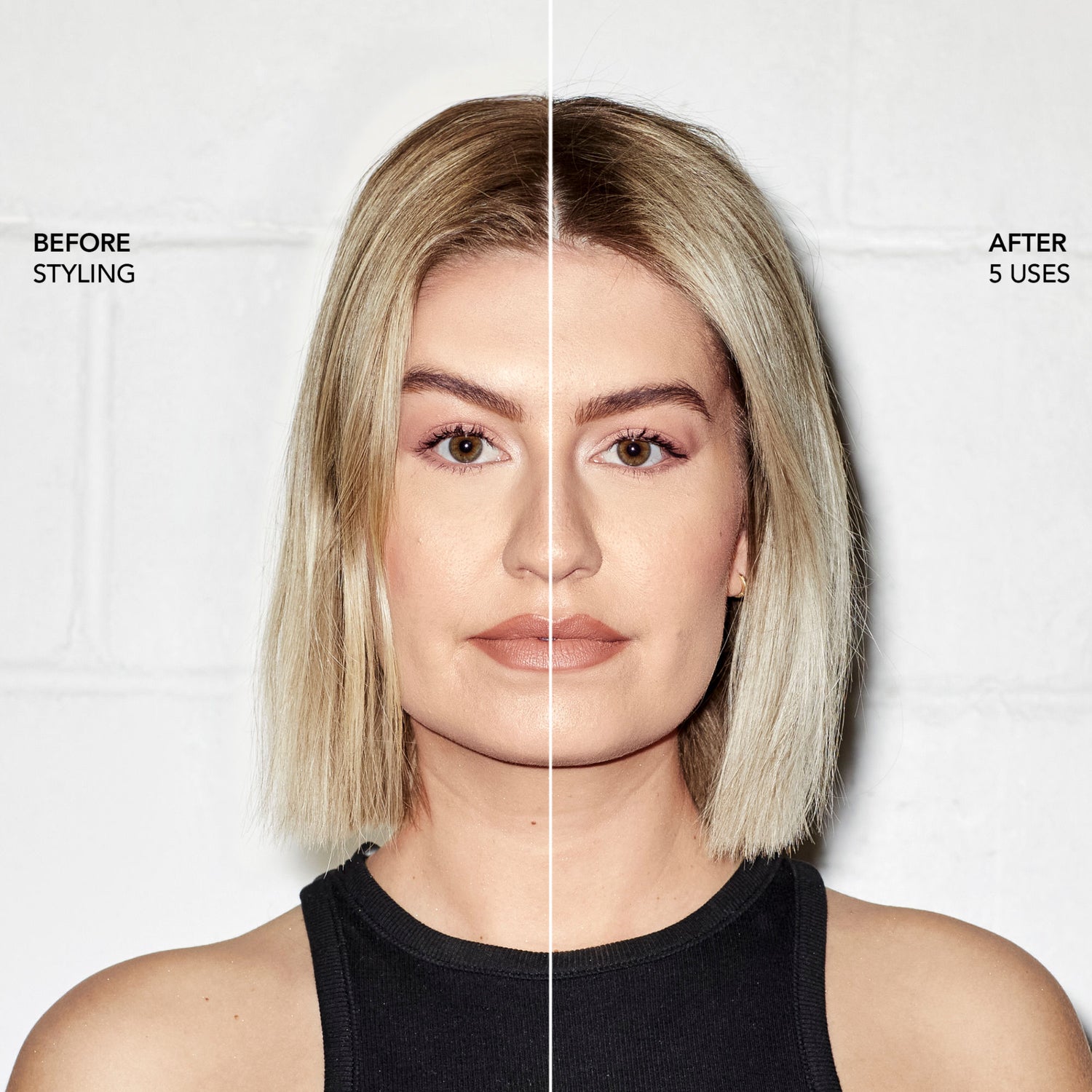 Before and after results of using Bumble and Bumble Illuminated Blonde Shampoo variant: 8.5 oz