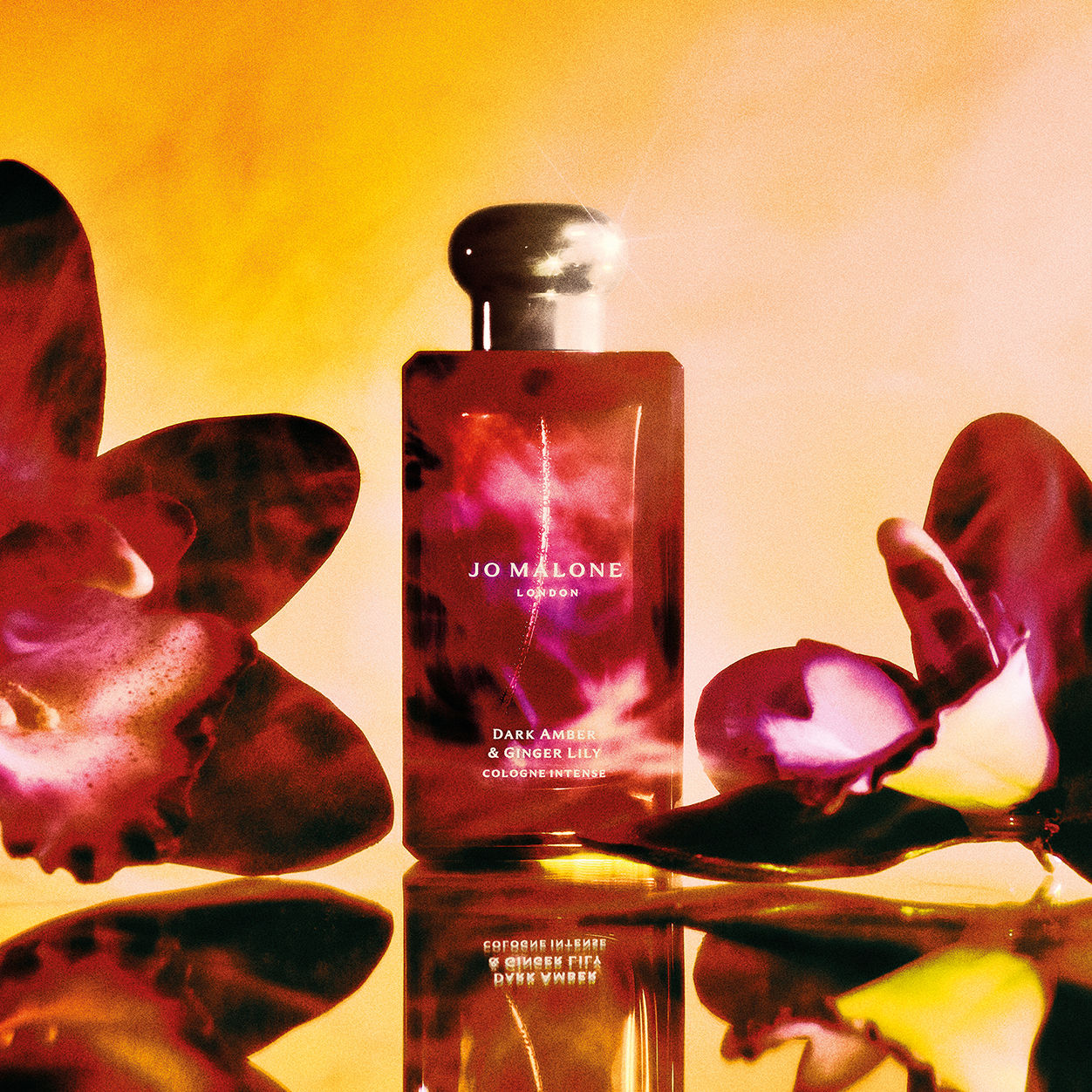 Lifestyle image of Jo Malone London Dark Amber and Ginger Lily Cologne Intense variant: 1.7 fl oz