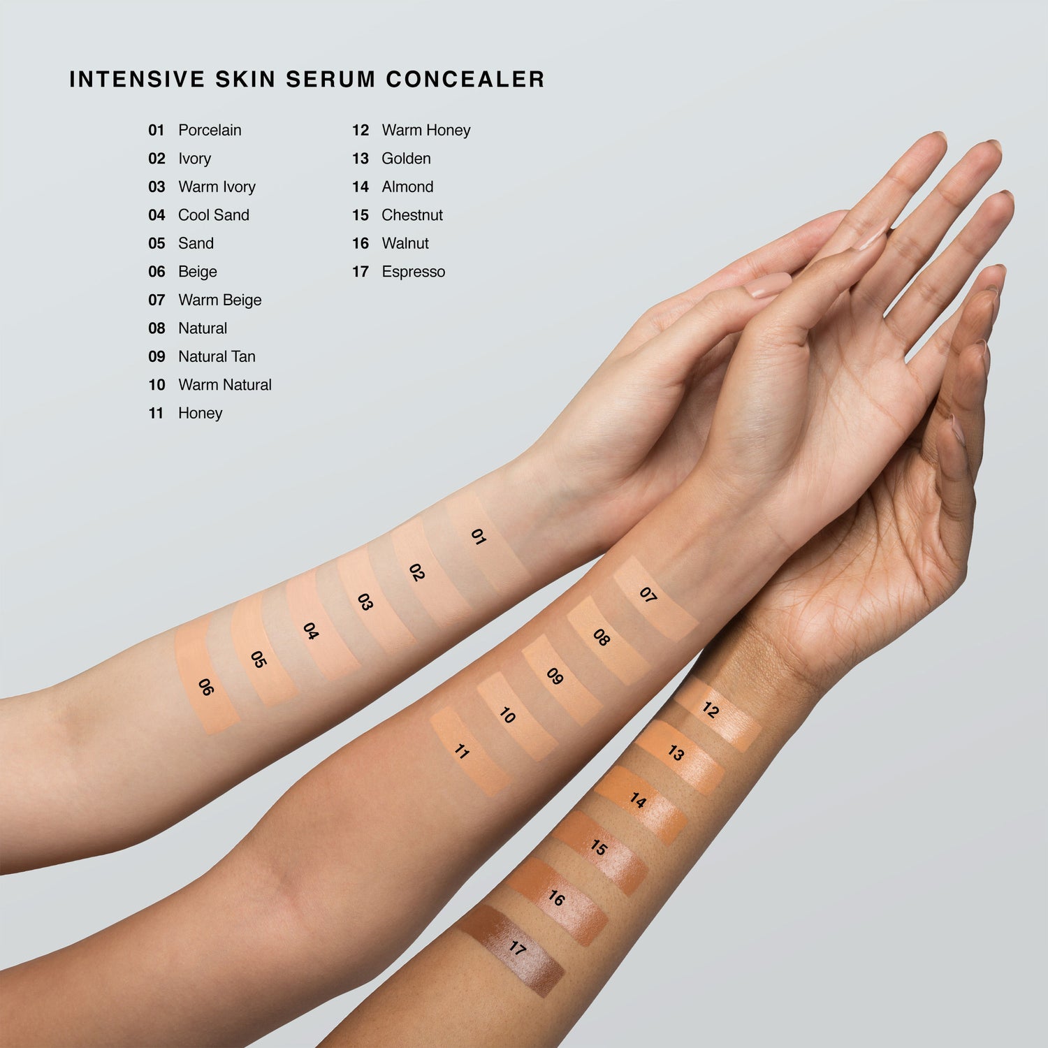 Group swatch image of Bobbi Brown Intensive Skin Serum Concealer