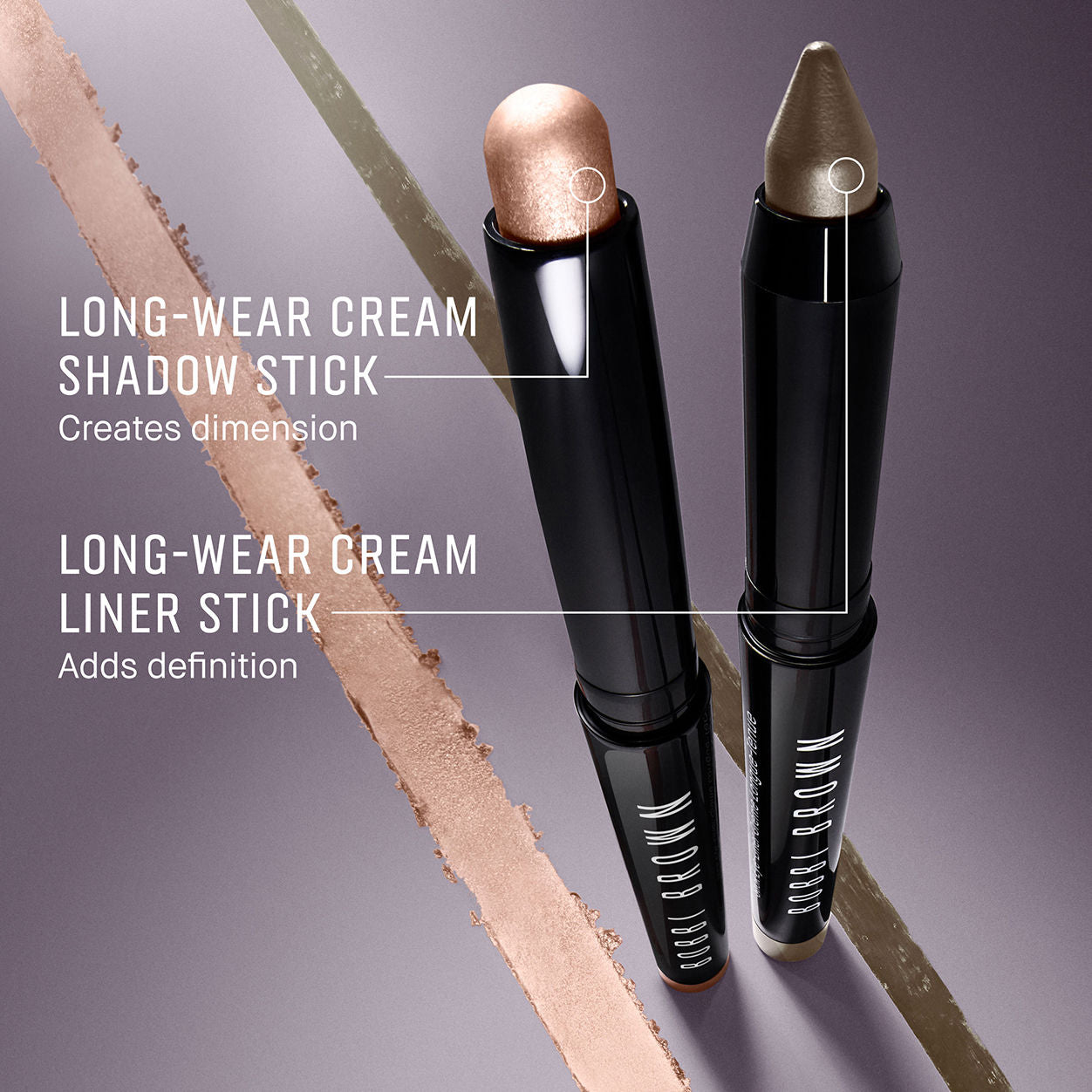 Before and after results of using Bobbi Brown Long-Wear Cream Eyeliner Stick variant: Jungle