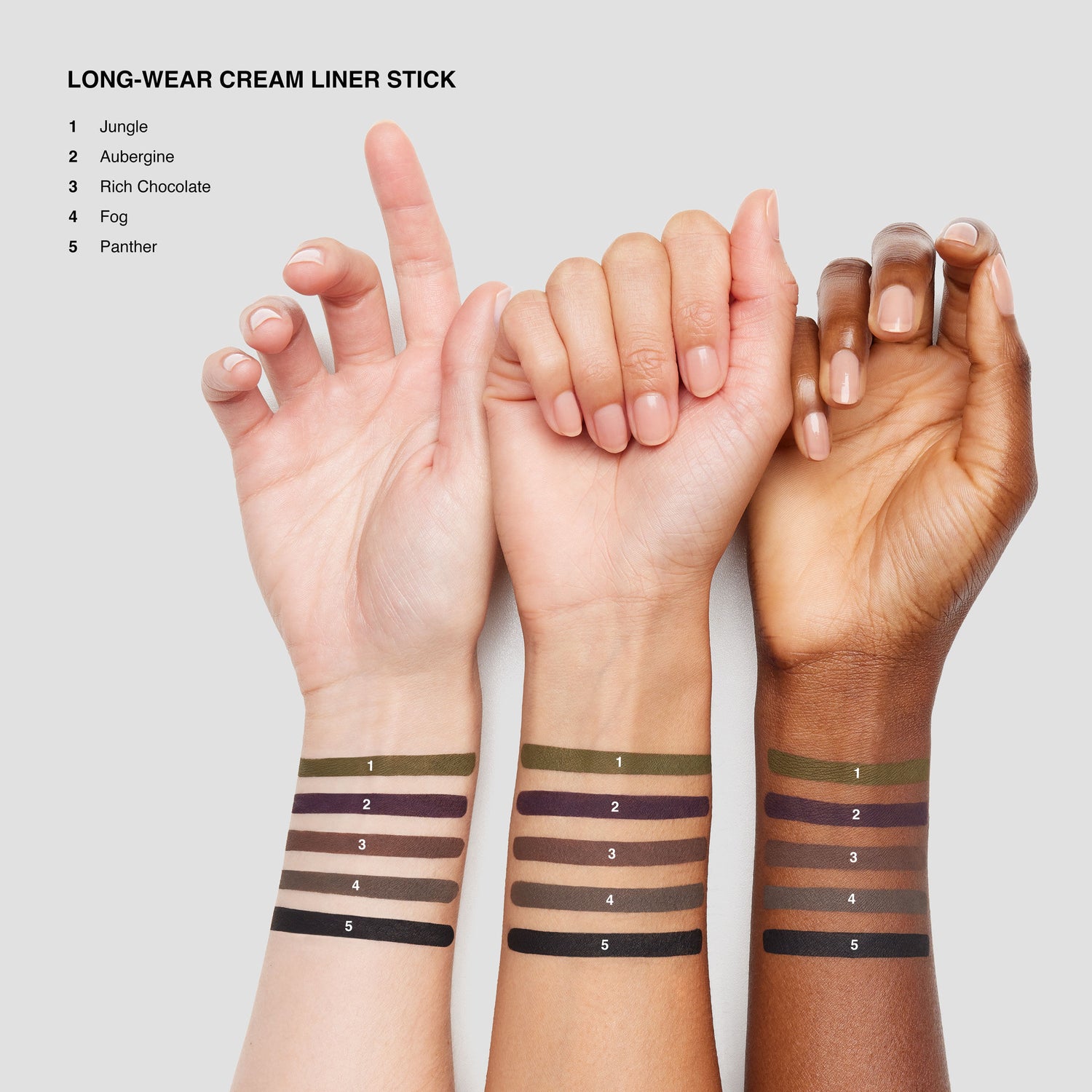 Model image of Bobbi Brown Long-Wear Cream Eyeliner Stick