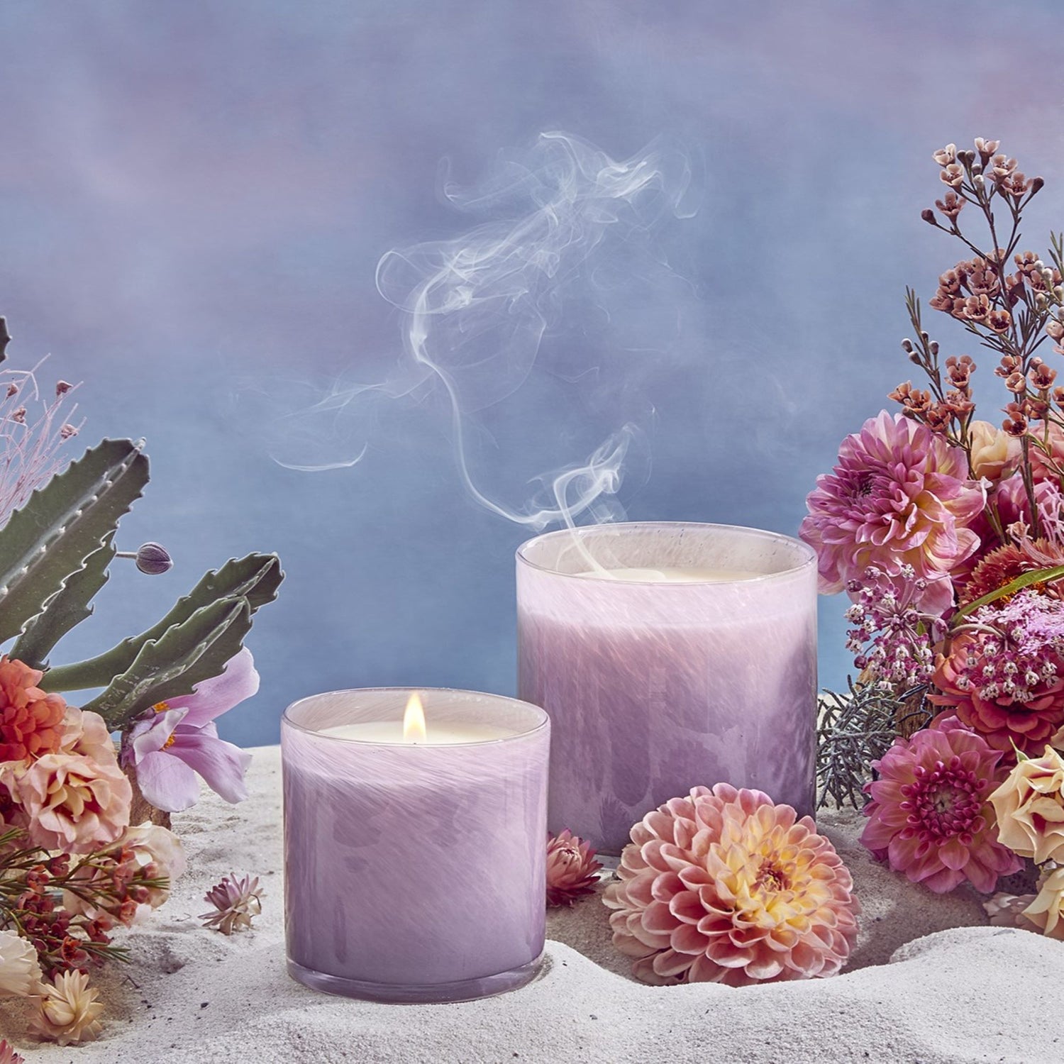 Lifestyle image of Lafco Midnight Cactus Candle