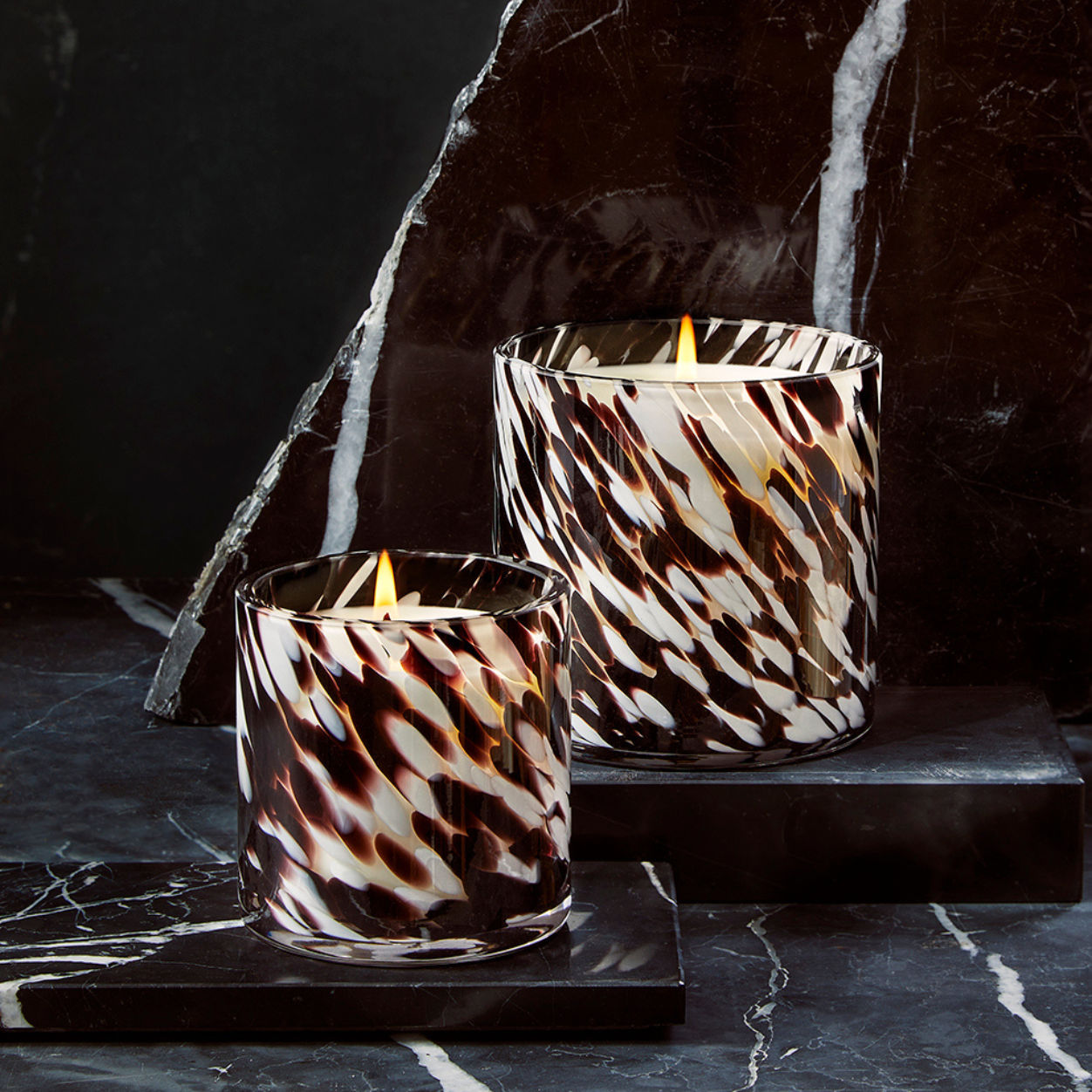Lifestyle image of Lafco Saffron Sandalwood Candle variant: 15.5 oz (Signature)