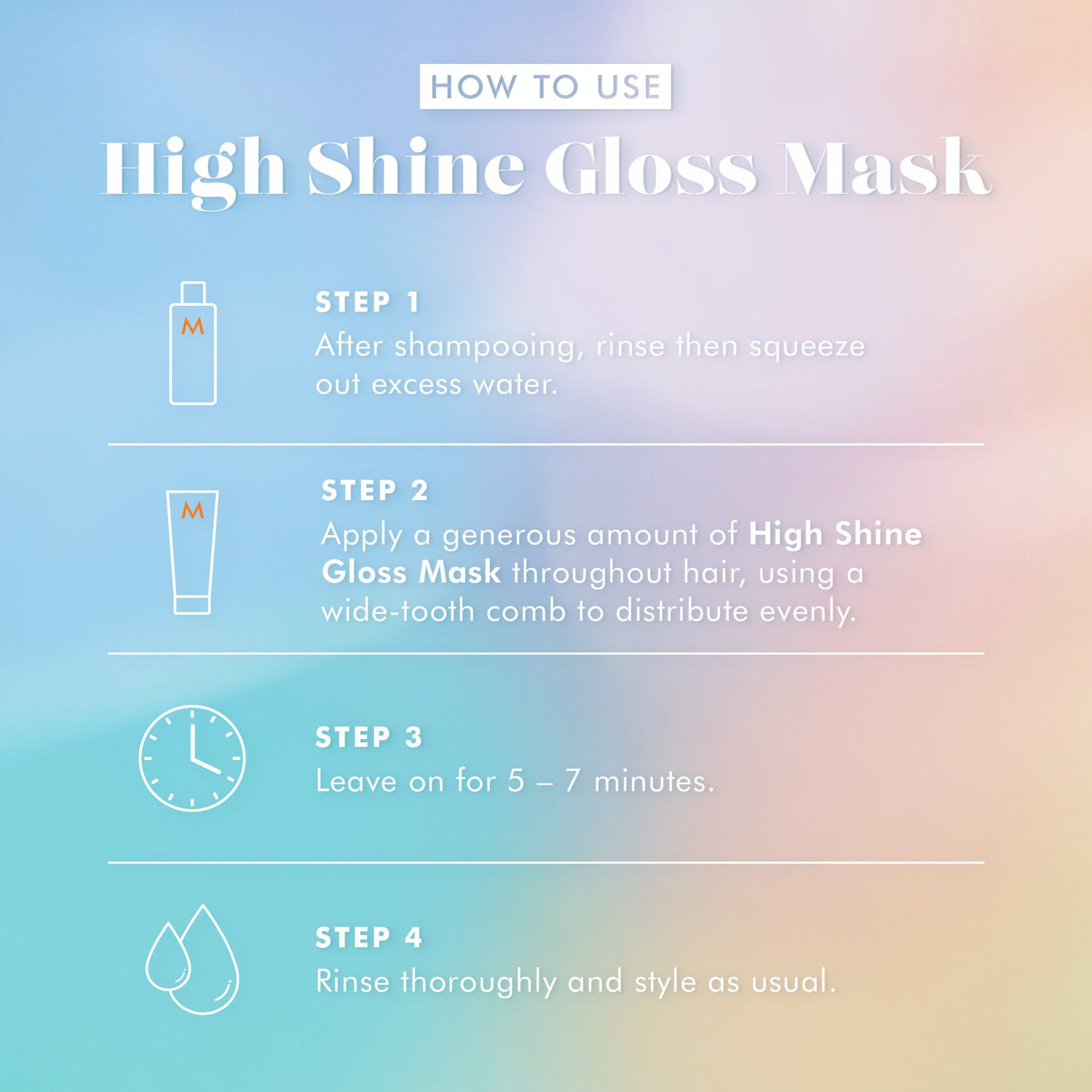 Lifestyle image of Moroccanoil High Shine Gloss Mask variant: 6.7 fl oz