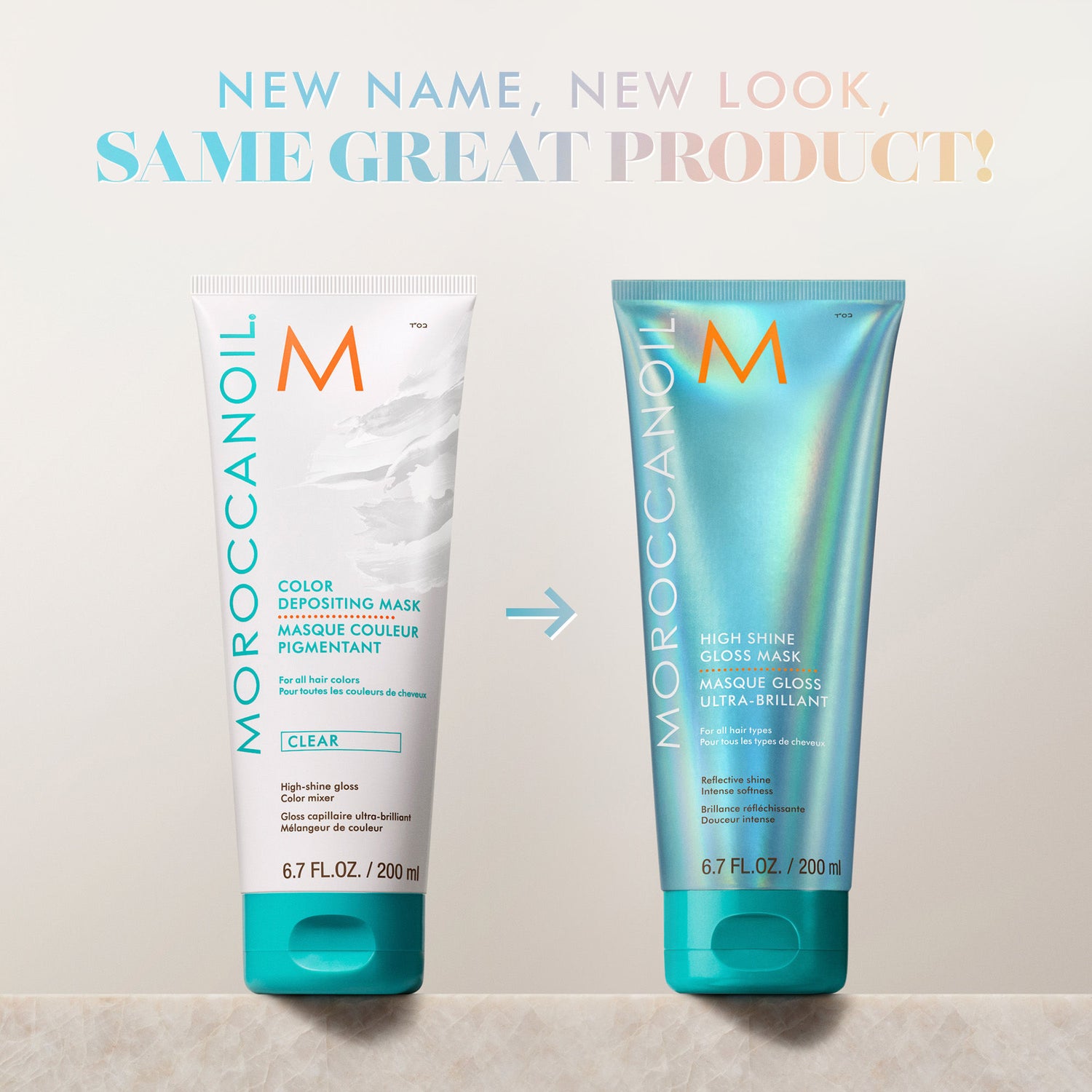 Lifestyle image of Moroccanoil High Shine Gloss Mask variant: 6.7 fl oz
