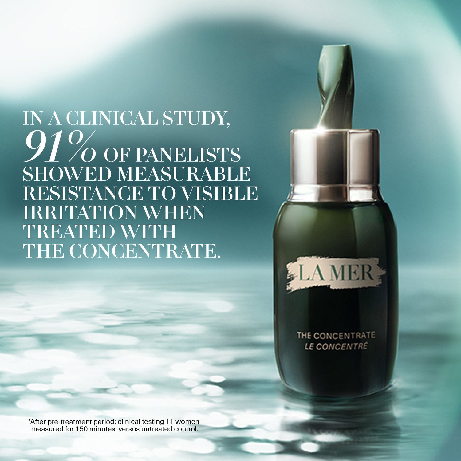 Image of a closed La Mer The Concentrate variant: 0.5 oz