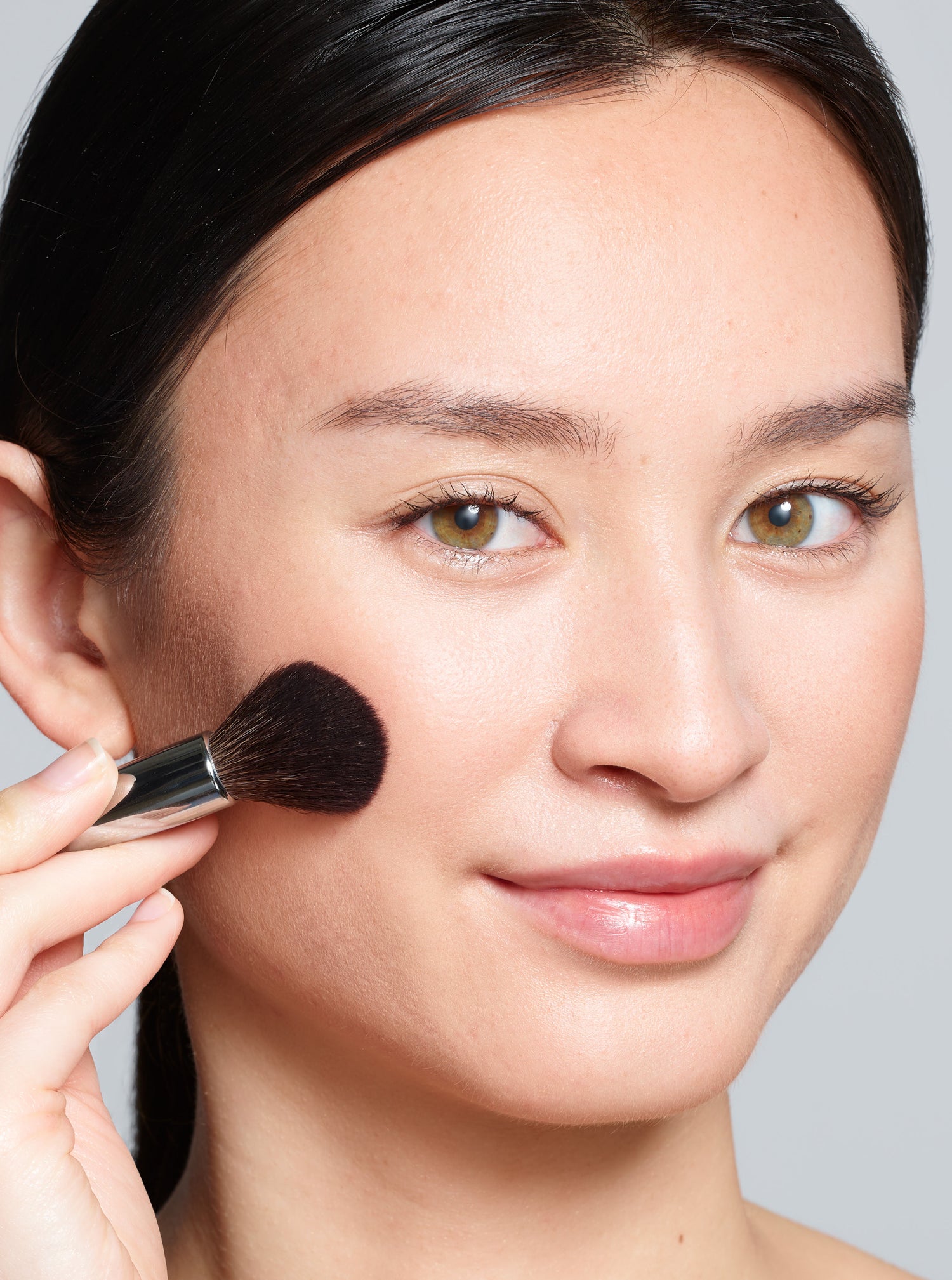 Model image of Trish McEvoy Powder Blush Refill variant: Coral