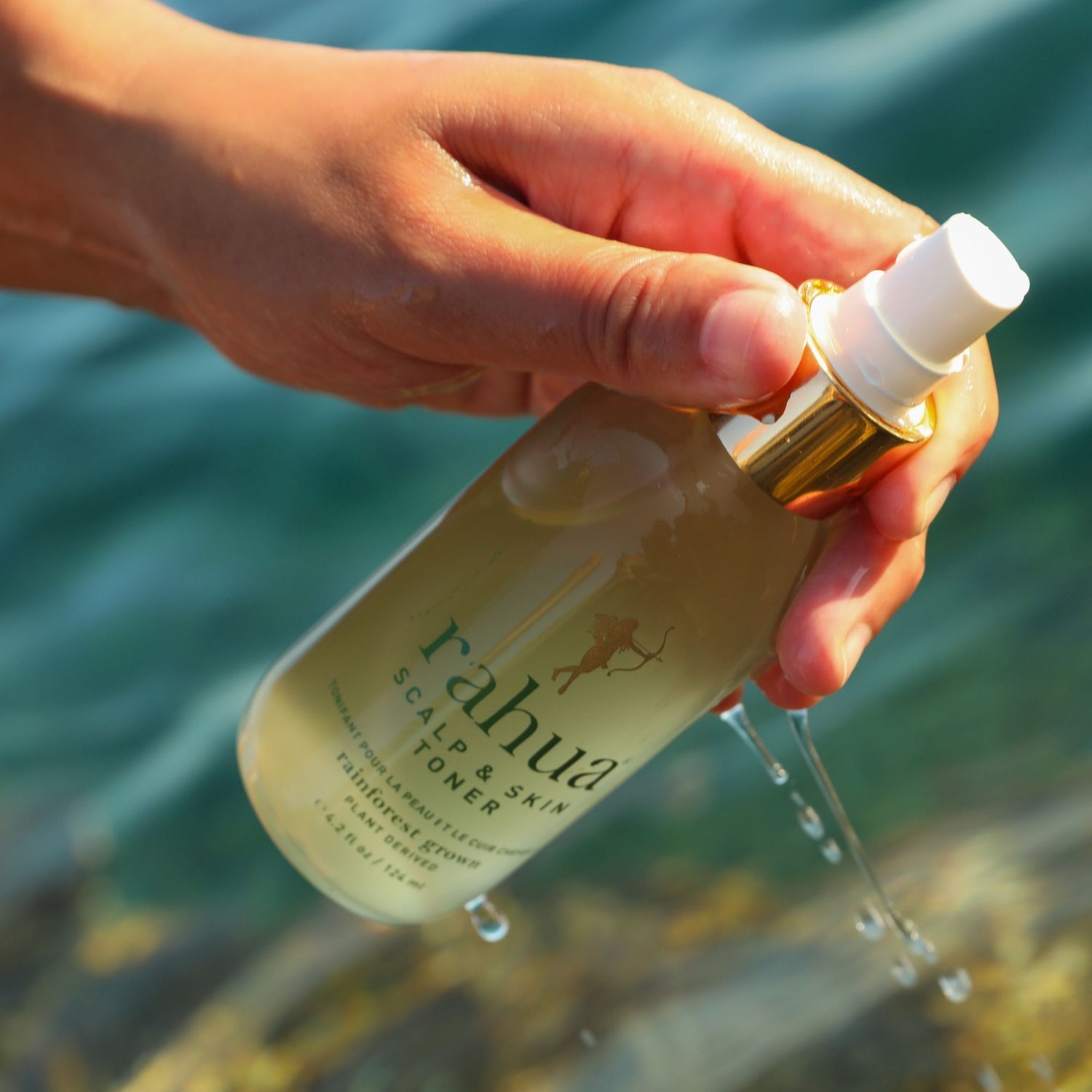 Lifestyle image of Rahua Scalp and Skin Toner variant: 4.2 fl oz