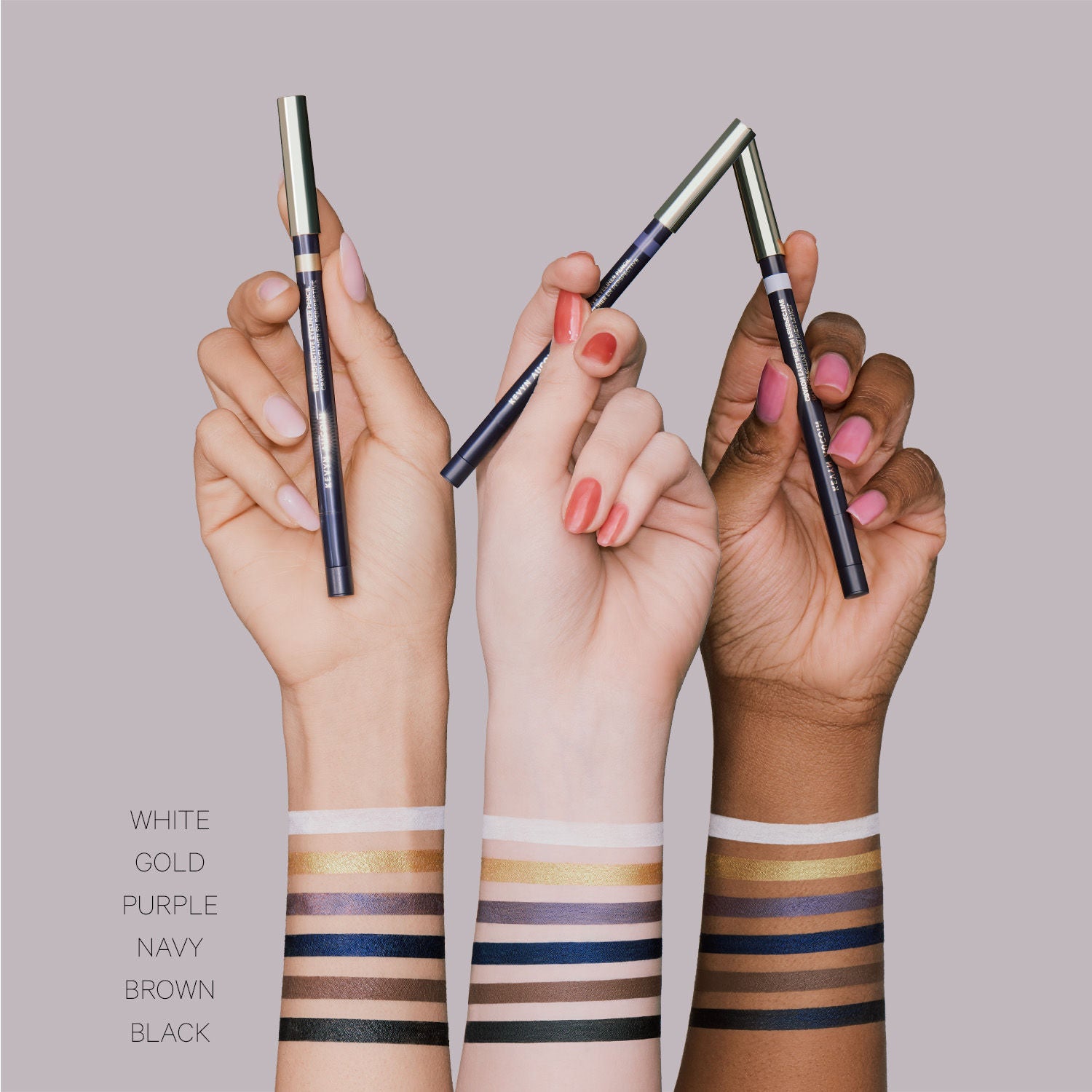 An arm swatch of Kevyn Aucoin In Perspective Eyeliner Pencil variant: Navy