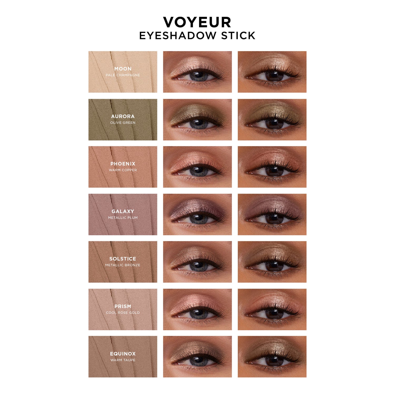 An arm swatch of Hourglass Voyeur Eyeshadow Stick