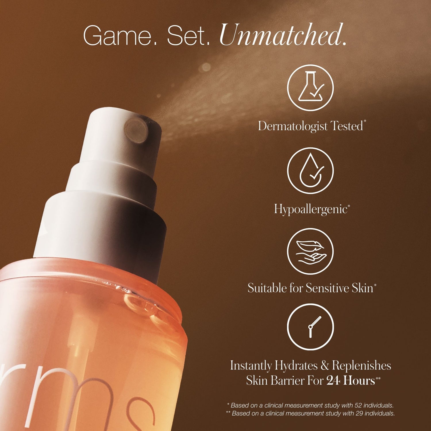 Lifestyle image of RMS Beauty Radiance Lock Setting Mist variant: 3.4 fl oz