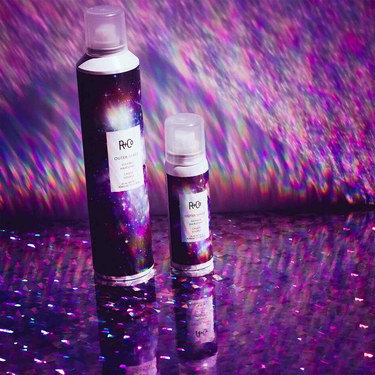 Lifestyle image of R+Co Outer Space Flexible Hairspray