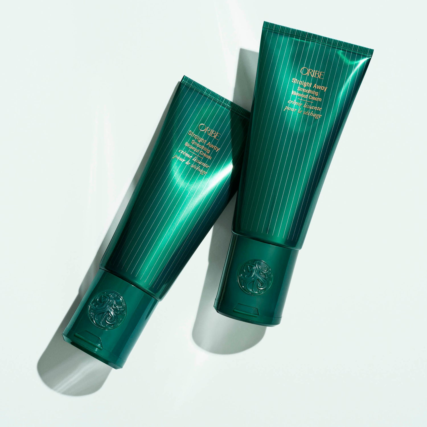 Lifestyle image of Oribe Straight Away Smoothing Blowout Cream variant: 1.7 fl oz