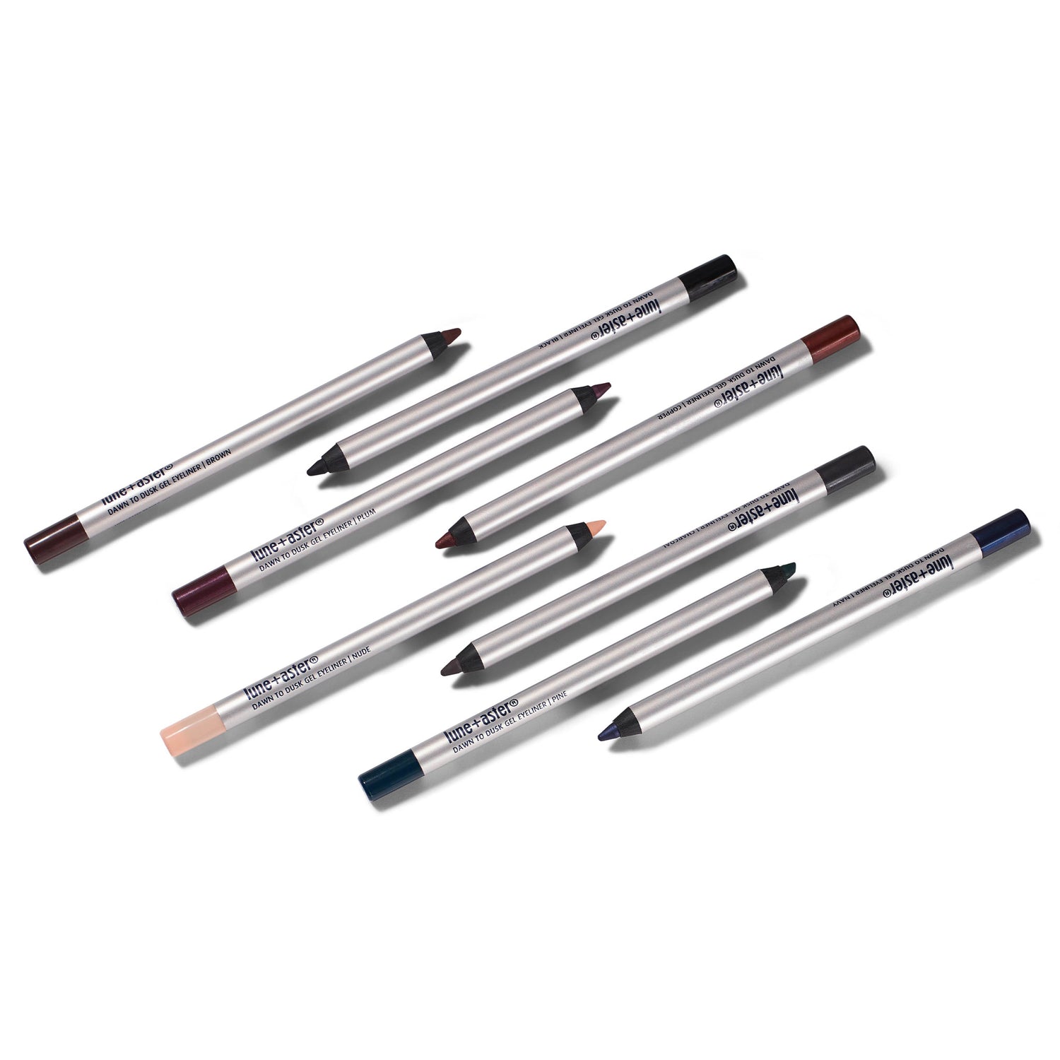 Lifestyle image of Lune+Aster Dawn to Dusk Gel Eyeliner variant: Plum