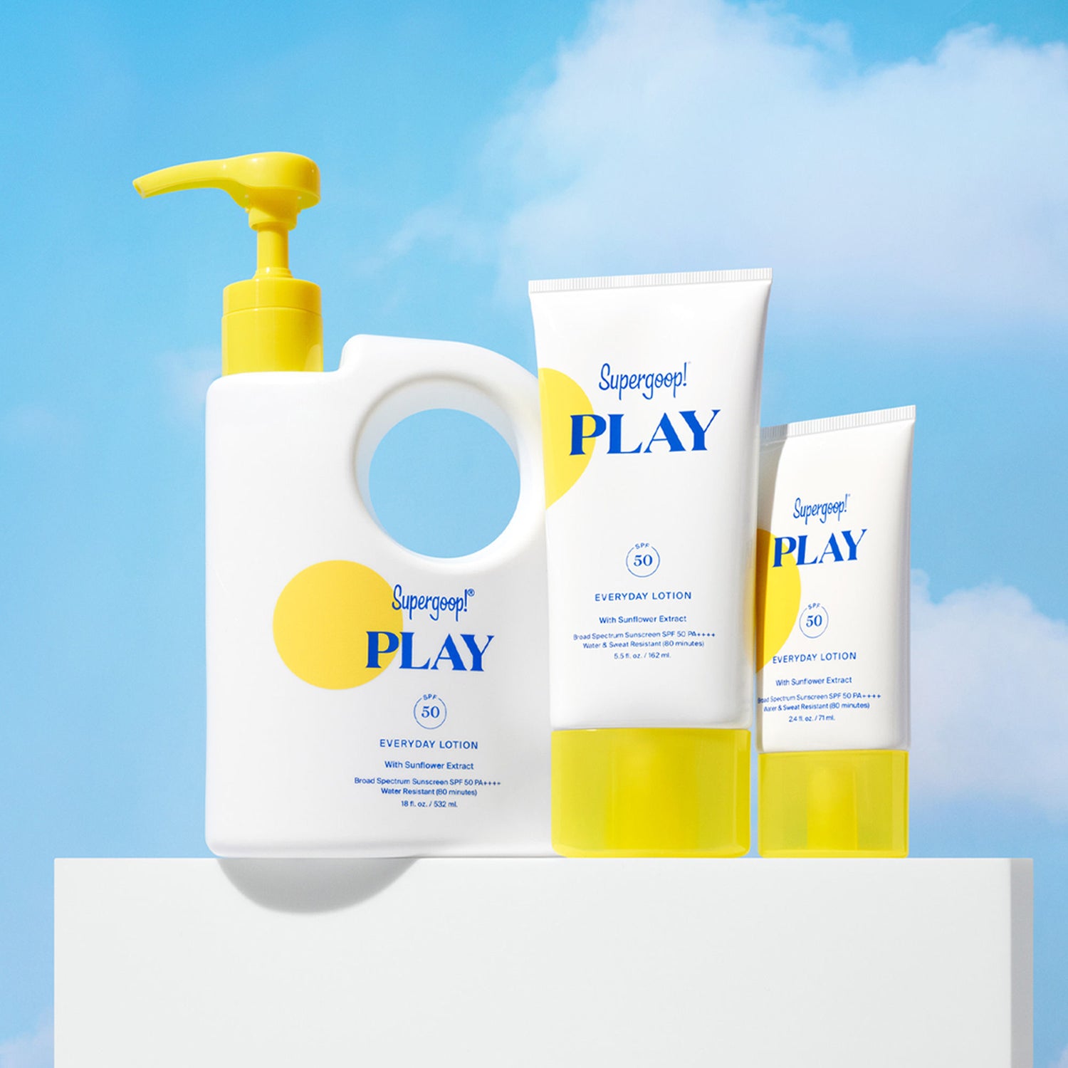 Lifestyle image of Supergoop! Play Everyday Lotion With Sunflower Extract SPF 50 variant: 5.5 oz