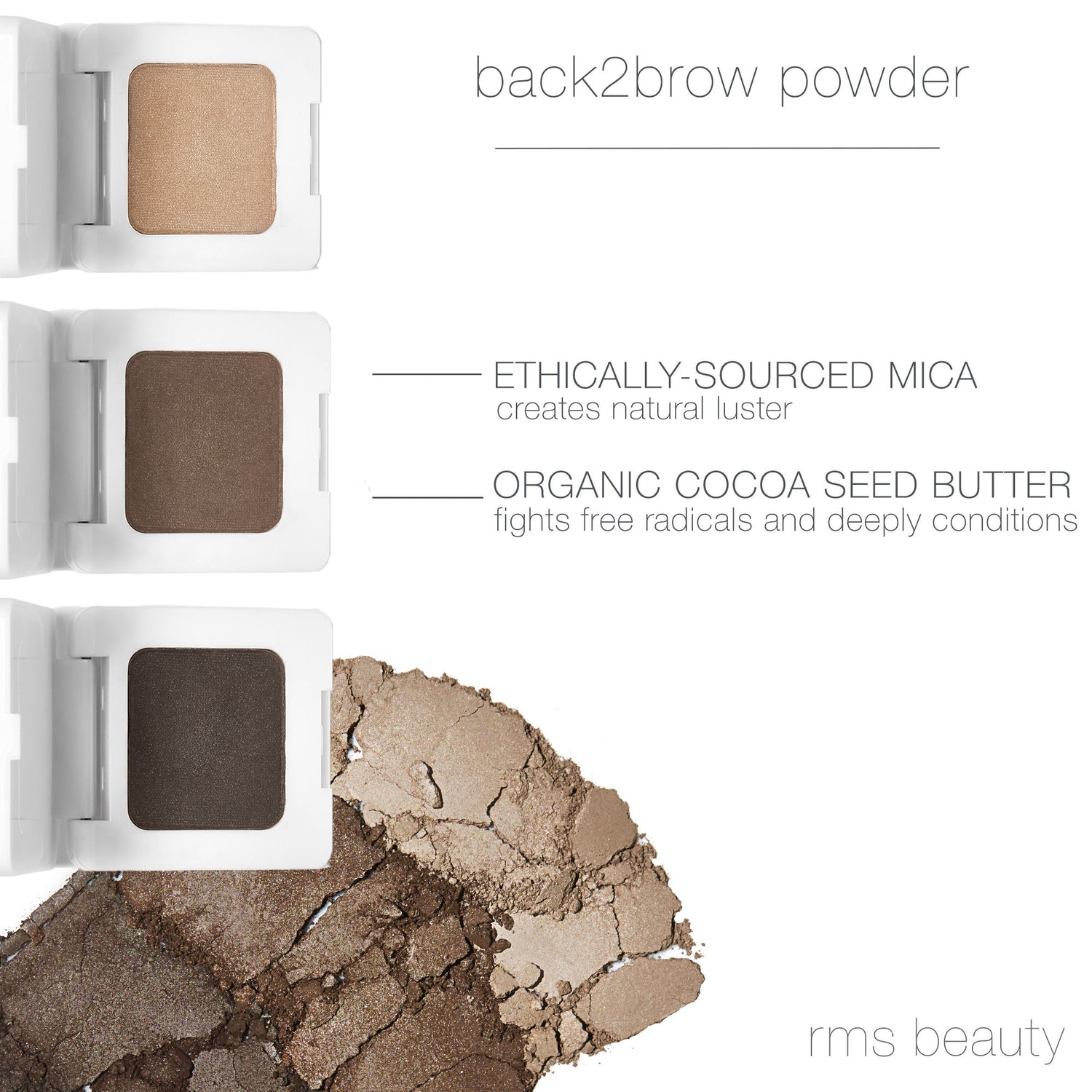 Information related to RMS Beauty Back2brow Brow Powder