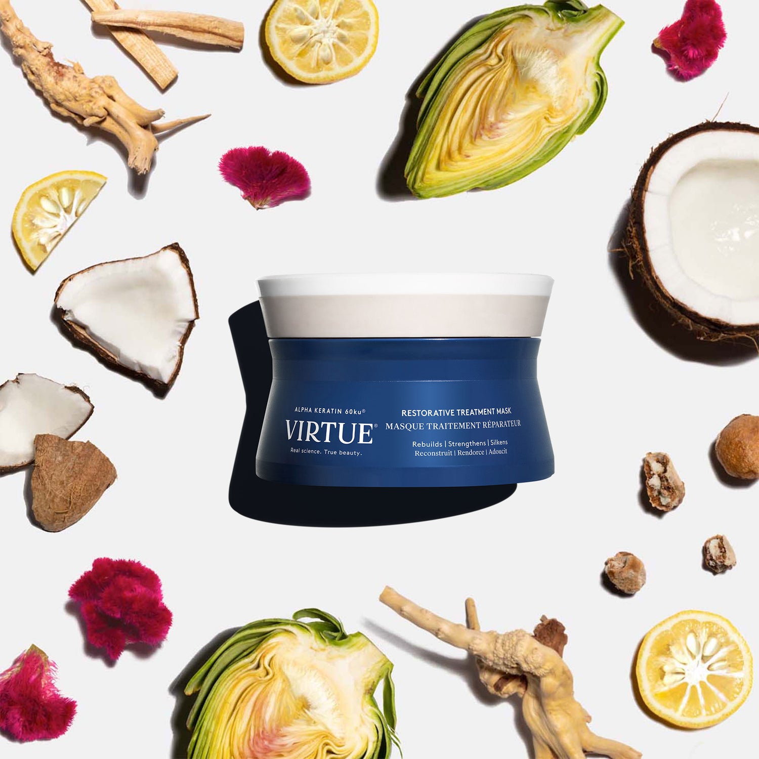 Lifestyle image of Virtue Restorative Treatment Mask