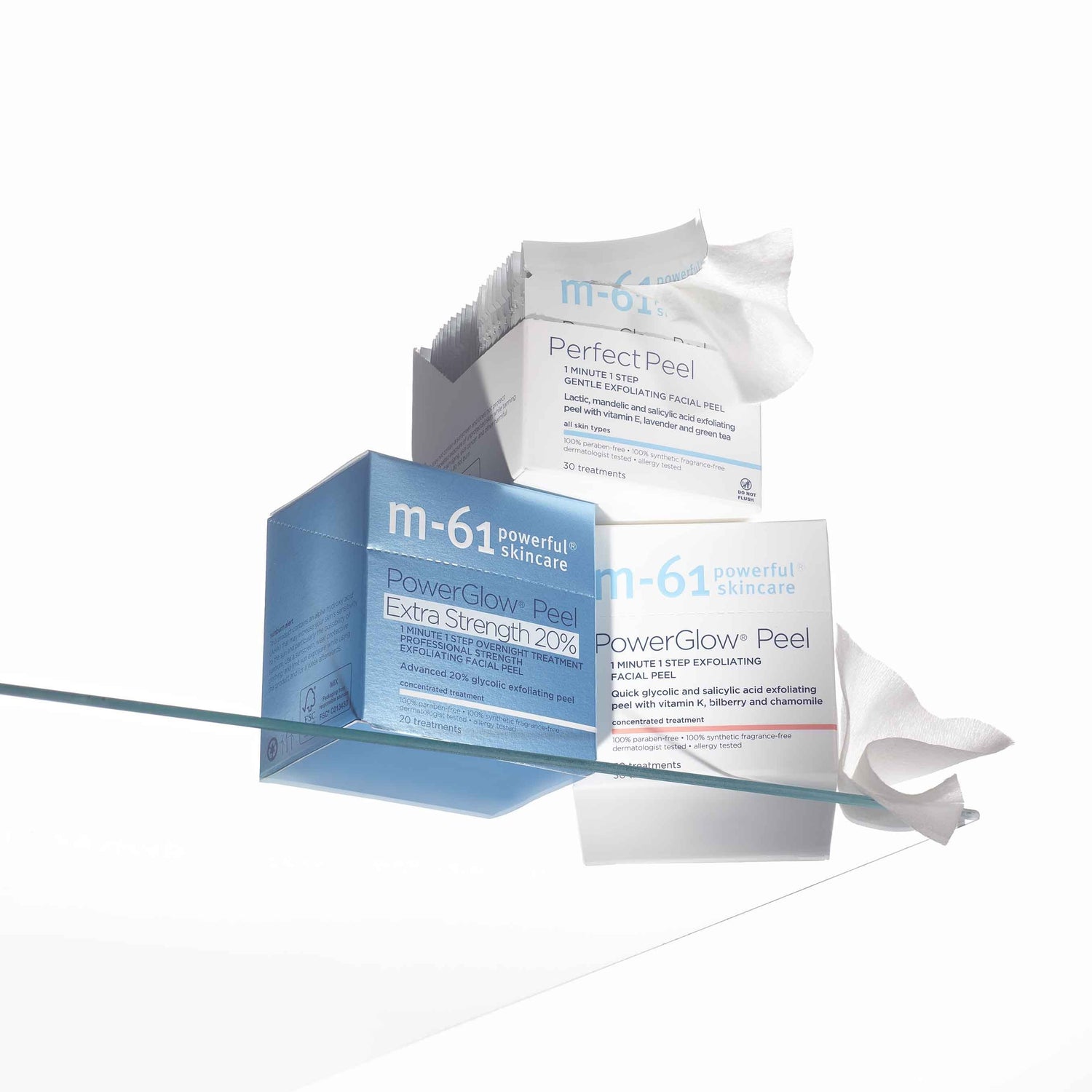 Lifestyle image of M-61 PowerGlow Peel Extra Strength 20% variant: 8 Treatments