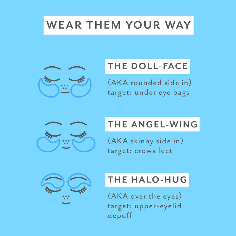 Lifestyle image of Patchology Serve Chilled On Ice Firming Eye Gels variant: 5 Treatments