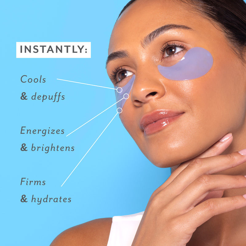 Lifestyle image of Patchology Serve Chilled On Ice Firming Eye Gels