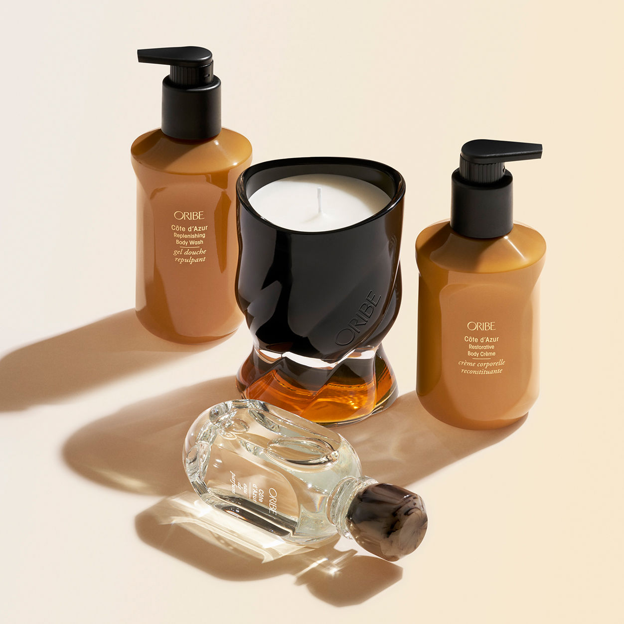 Lifestyle image of Oribe Cote d'Azur Replenishing Body Wash variant: 10.1 fl oz