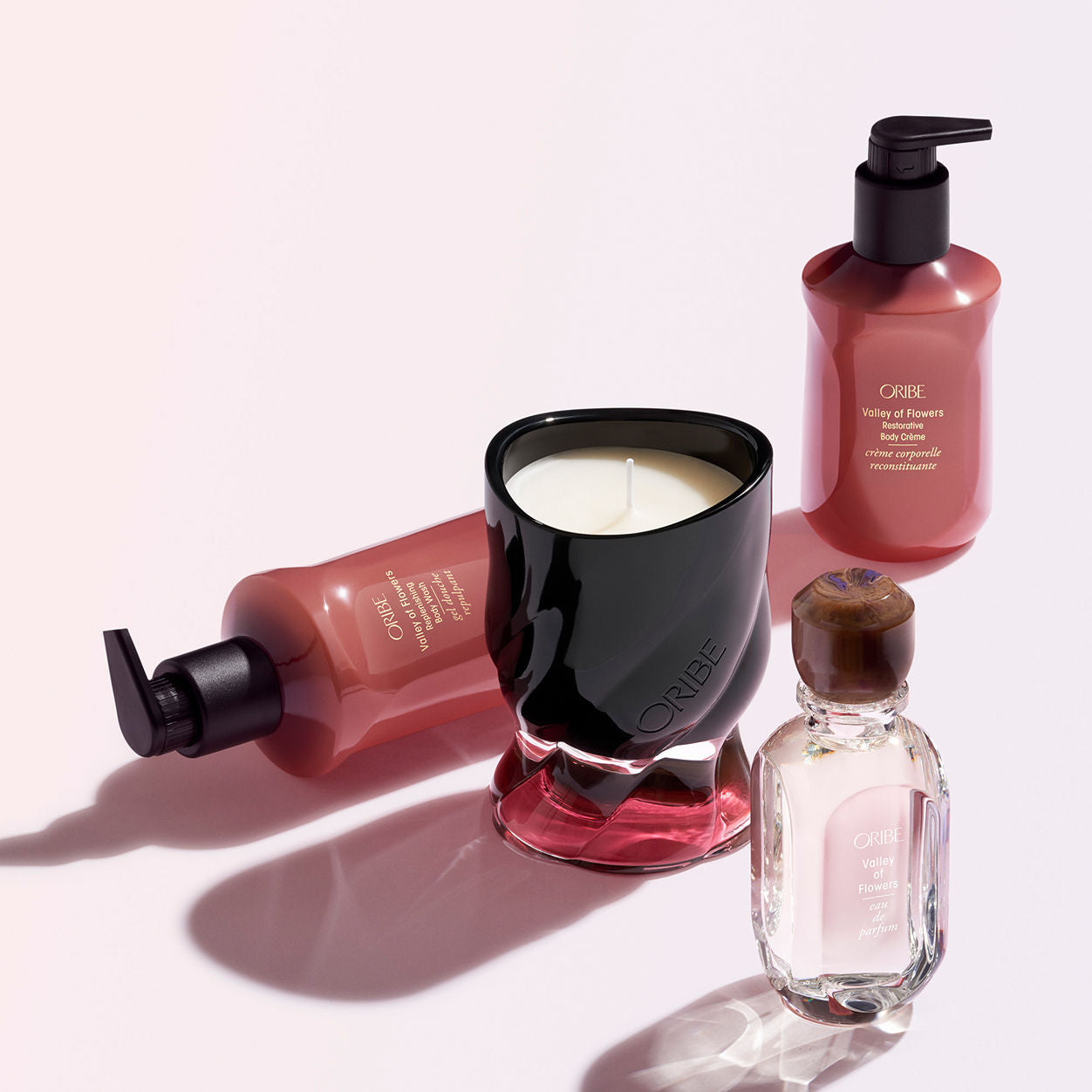 Lifestyle image of Oribe Valley of Flowers Body Creme variant: 10.1 fl oz