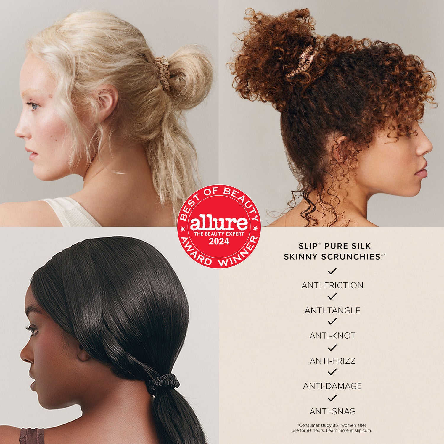 Information related to Slip Pure Silk Skinny Scrunchies