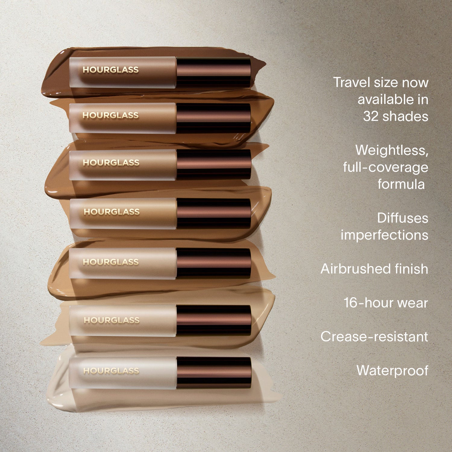 An arm swatch of Hourglass Vanish Airbrush Concealer Travel variant: Birch 1