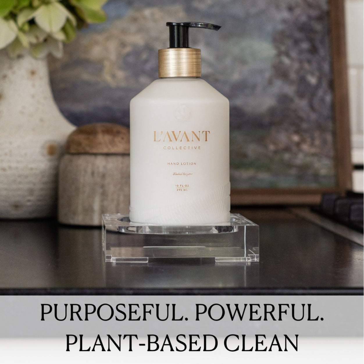 Lifestyle image of L’Avant Collective Lucite Tray