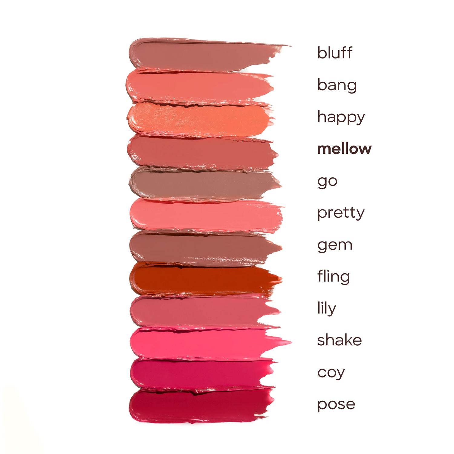 An arm swatch of Neen Going Rouge Cream Cheek and Lip