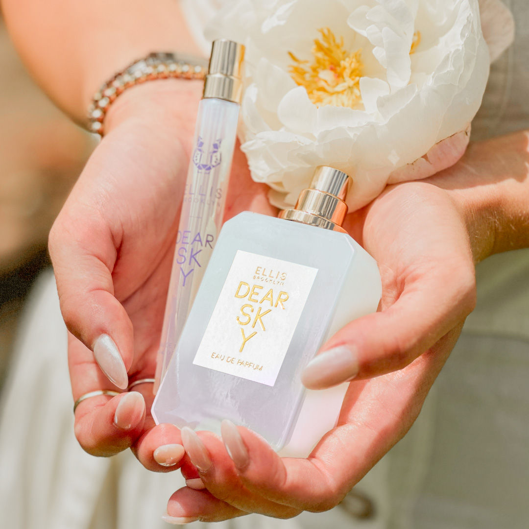 Lifestyle image of Ellis Brooklyn Dear Sky Eau de Parfum variant: 0.33 fl oz