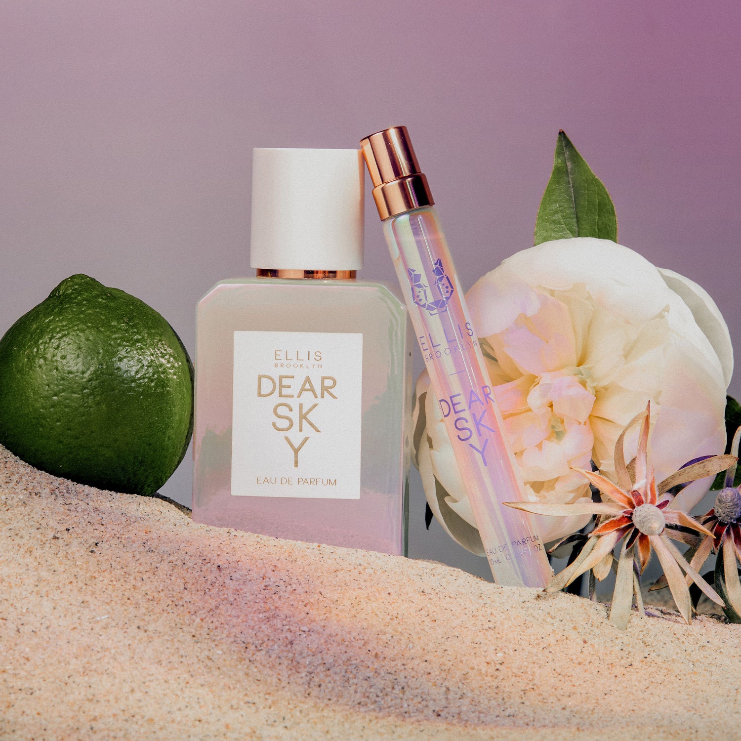 Lifestyle image of Ellis Brooklyn Dear Sky Eau de Parfum variant: 0.33 fl oz