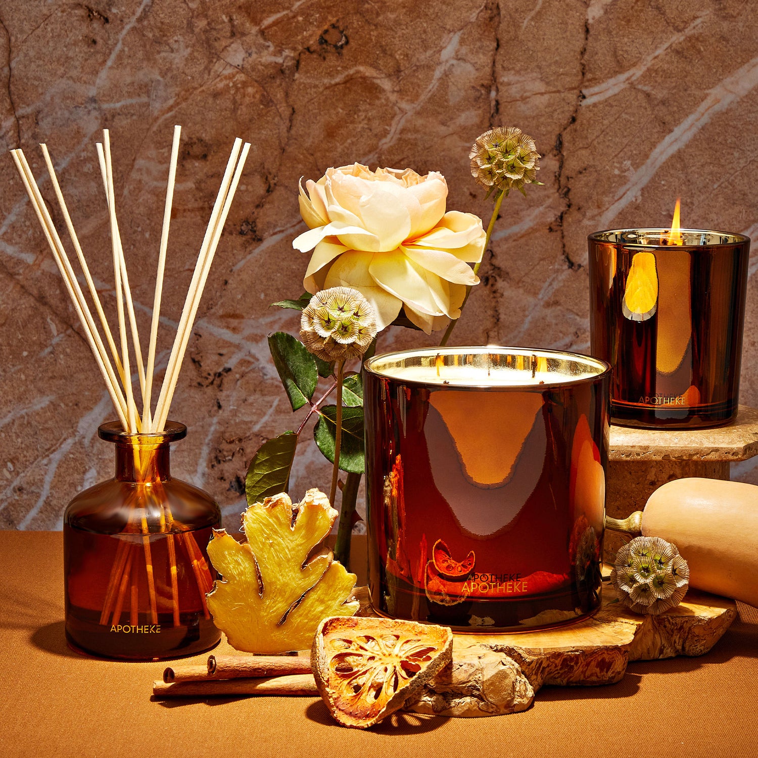 Image of product in the same collection as Apotheke Pumpkin Ginger Scented Candle (Limited Edition)