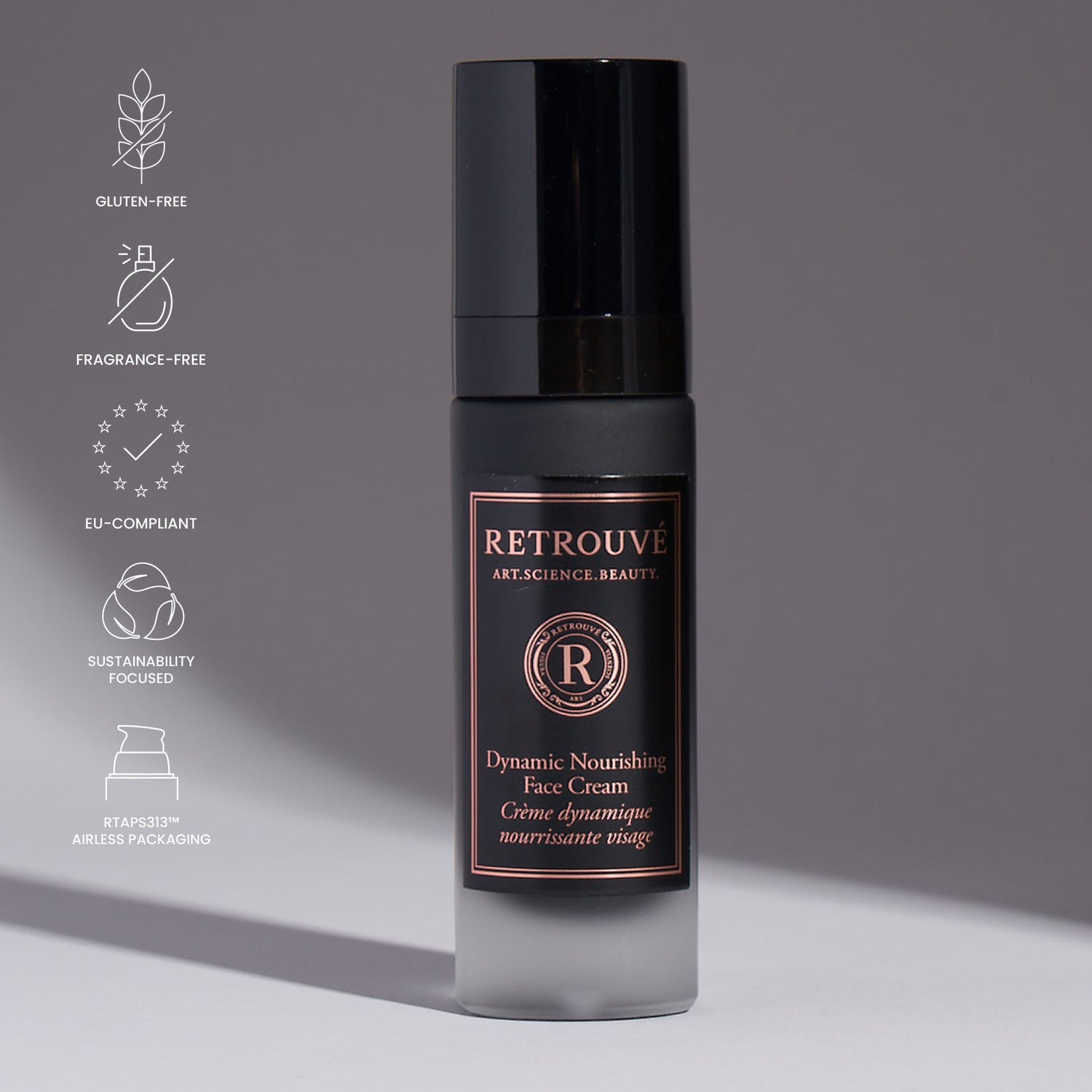 Lifestyle image of Retrouvé Dynamic Nourishing Face Cream variant: 0.5 oz